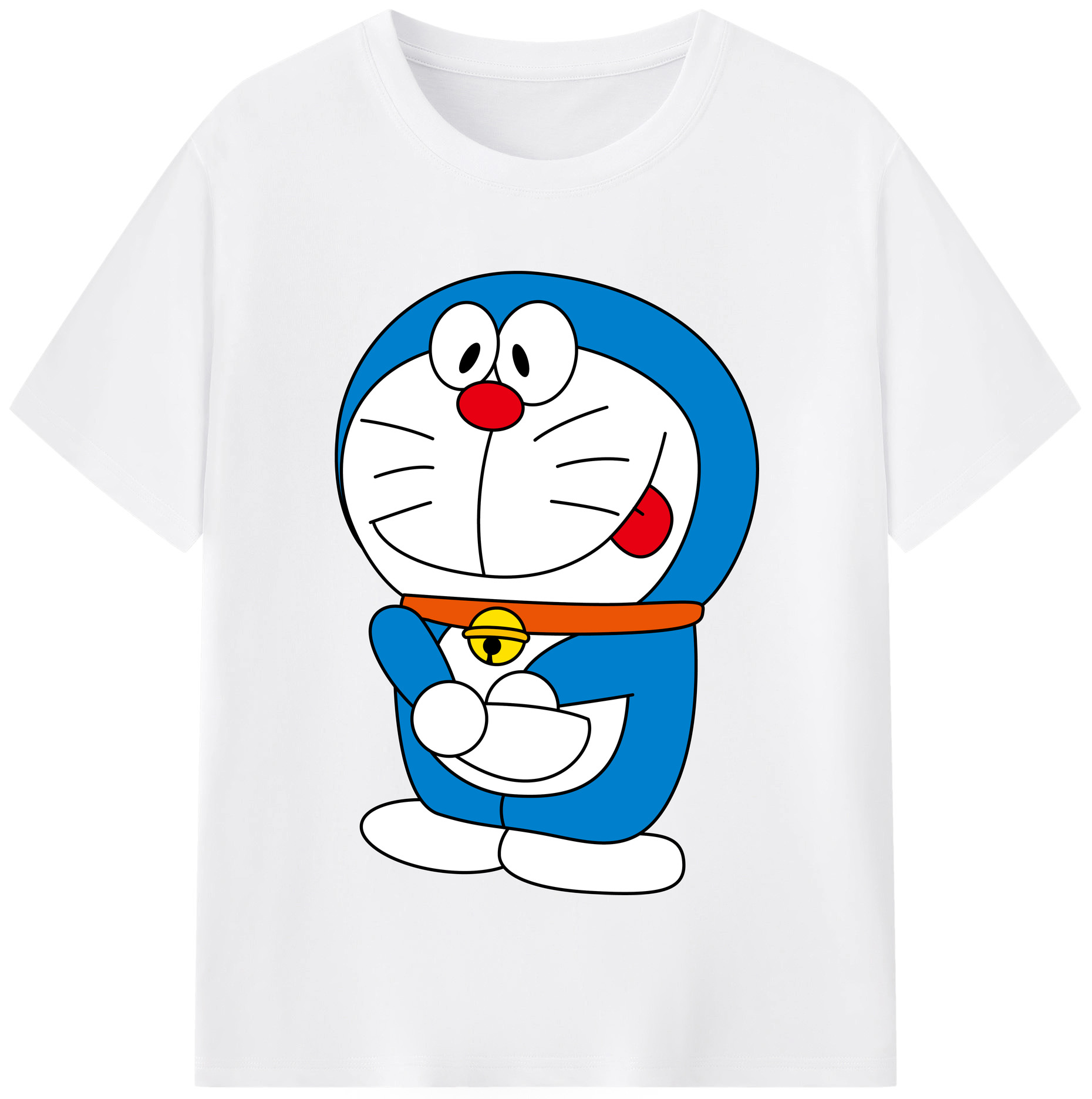 （画像用） ドラえもん Doraemon 綿100％半袖Tシャツ（フロントプリント）