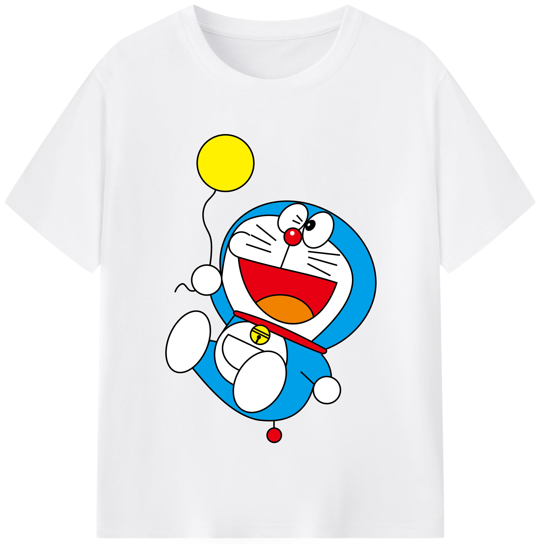 （画像用） ドラえもん Doraemon 綿100％半袖Tシャツ（フロントプリント）