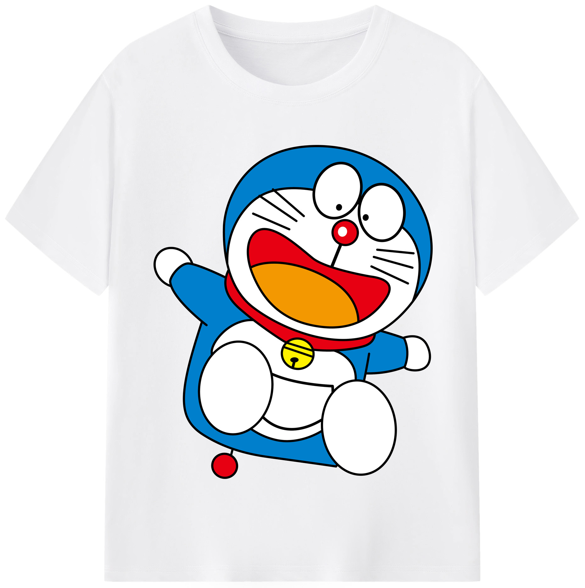 （画像用） ドラえもん Doraemon 綿100％半袖Tシャツ（フロントプリント）