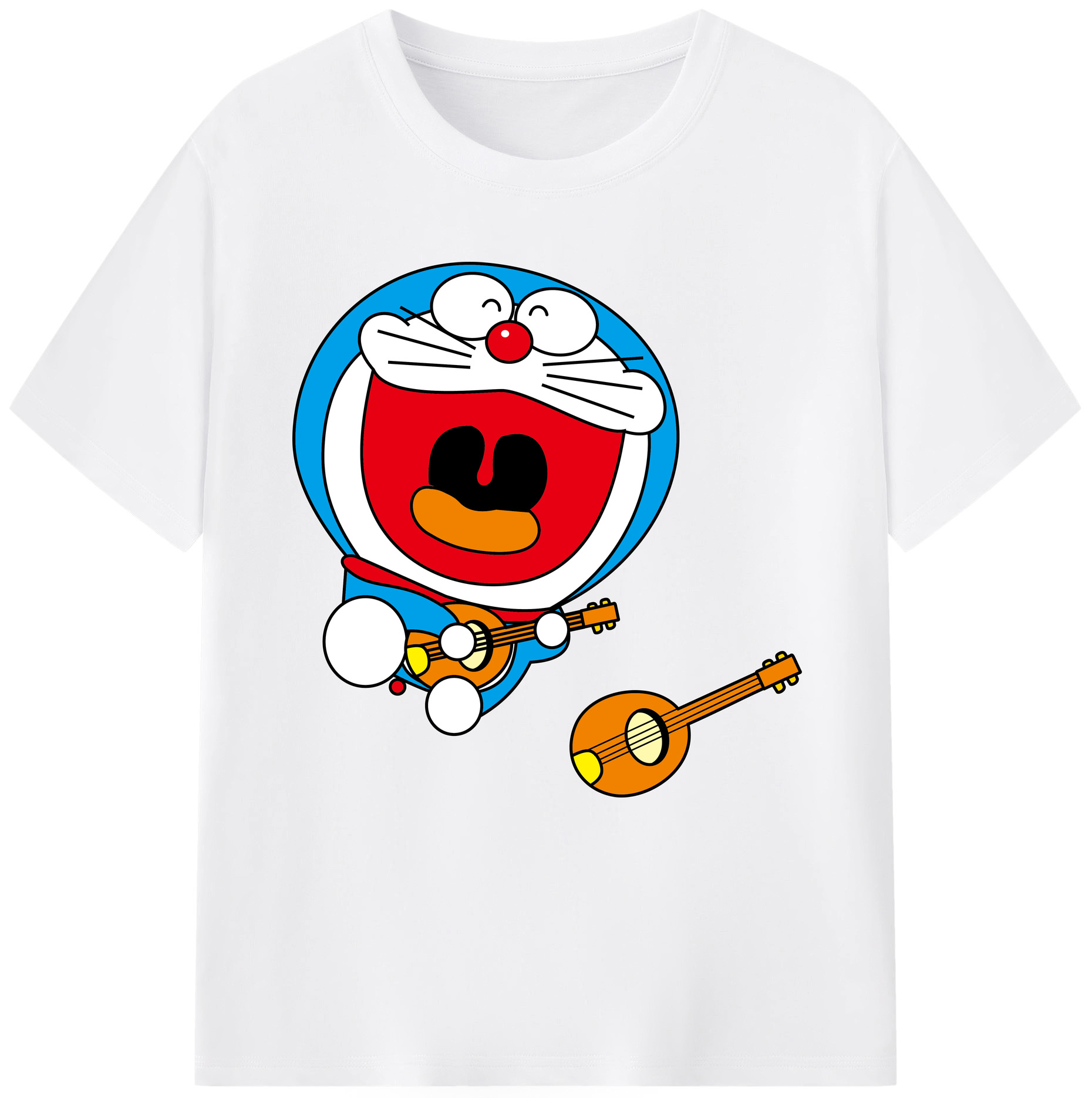 （画像用） ドラえもん Doraemon 綿100％半袖Tシャツ（フロントプリント）