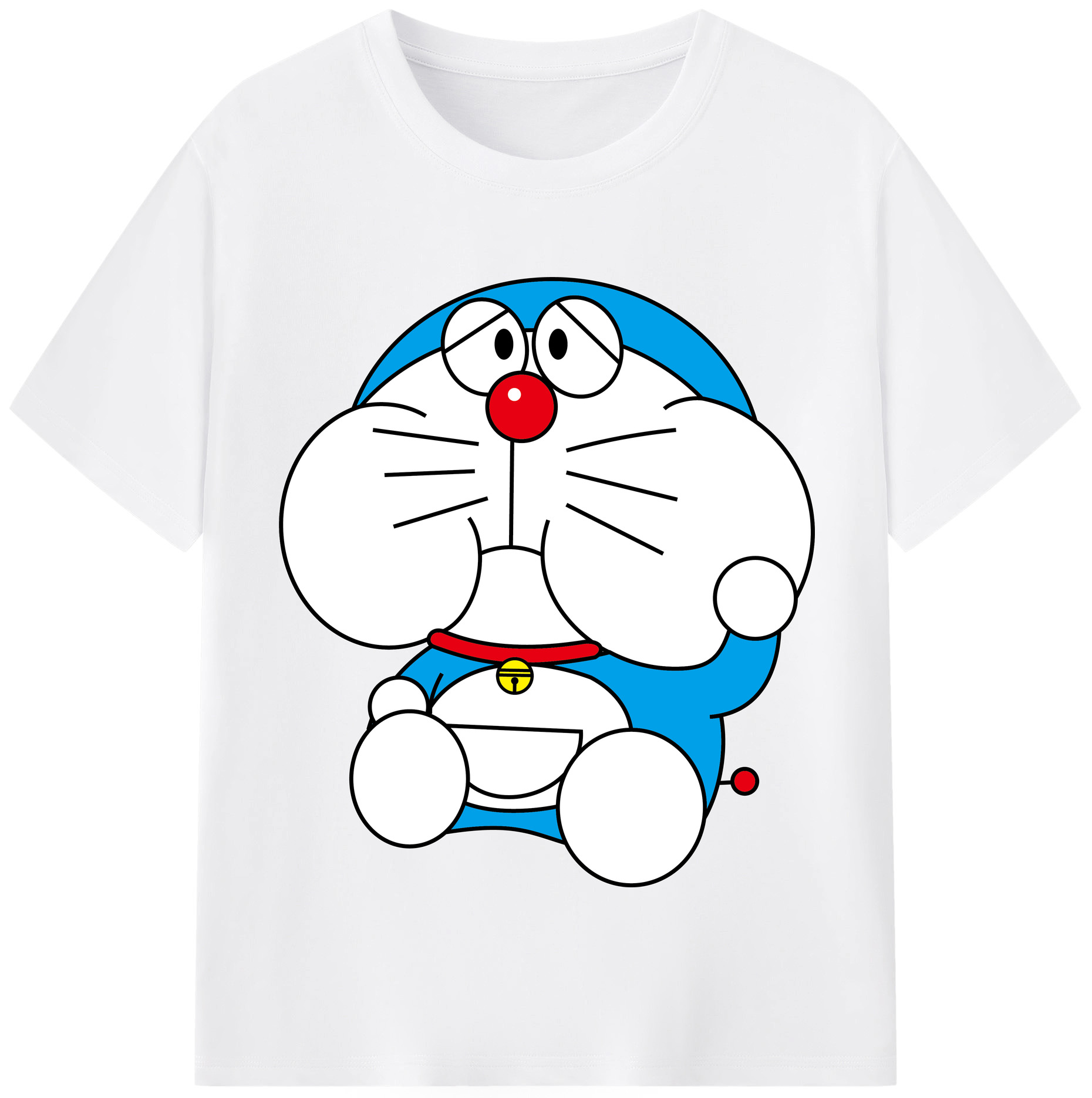 （画像用） ドラえもん Doraemon 綿100％半袖Tシャツ（フロントプリント）