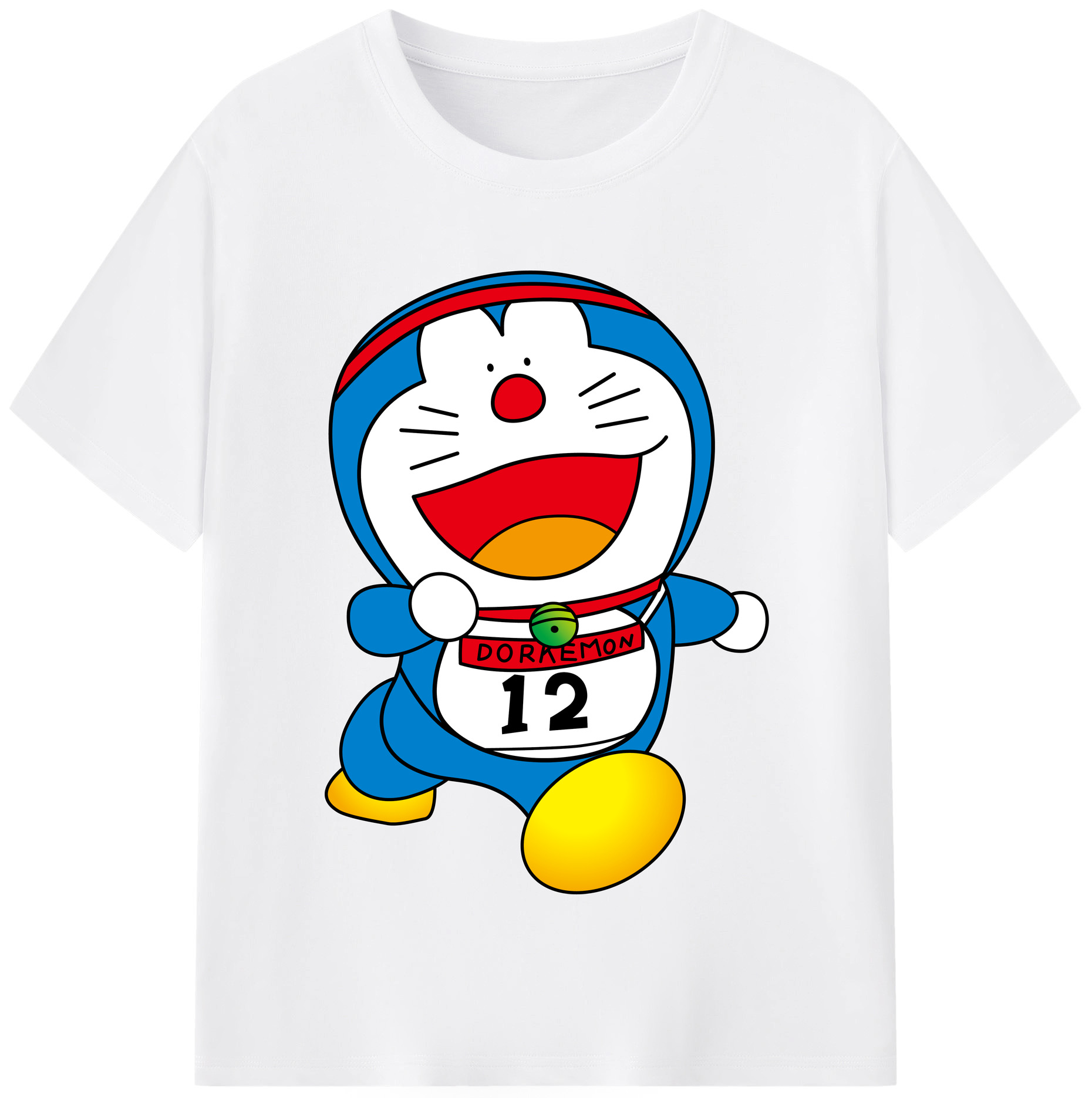 （画像用） ドラえもん Doraemon 綿100％半袖Tシャツ（フロントプリント）