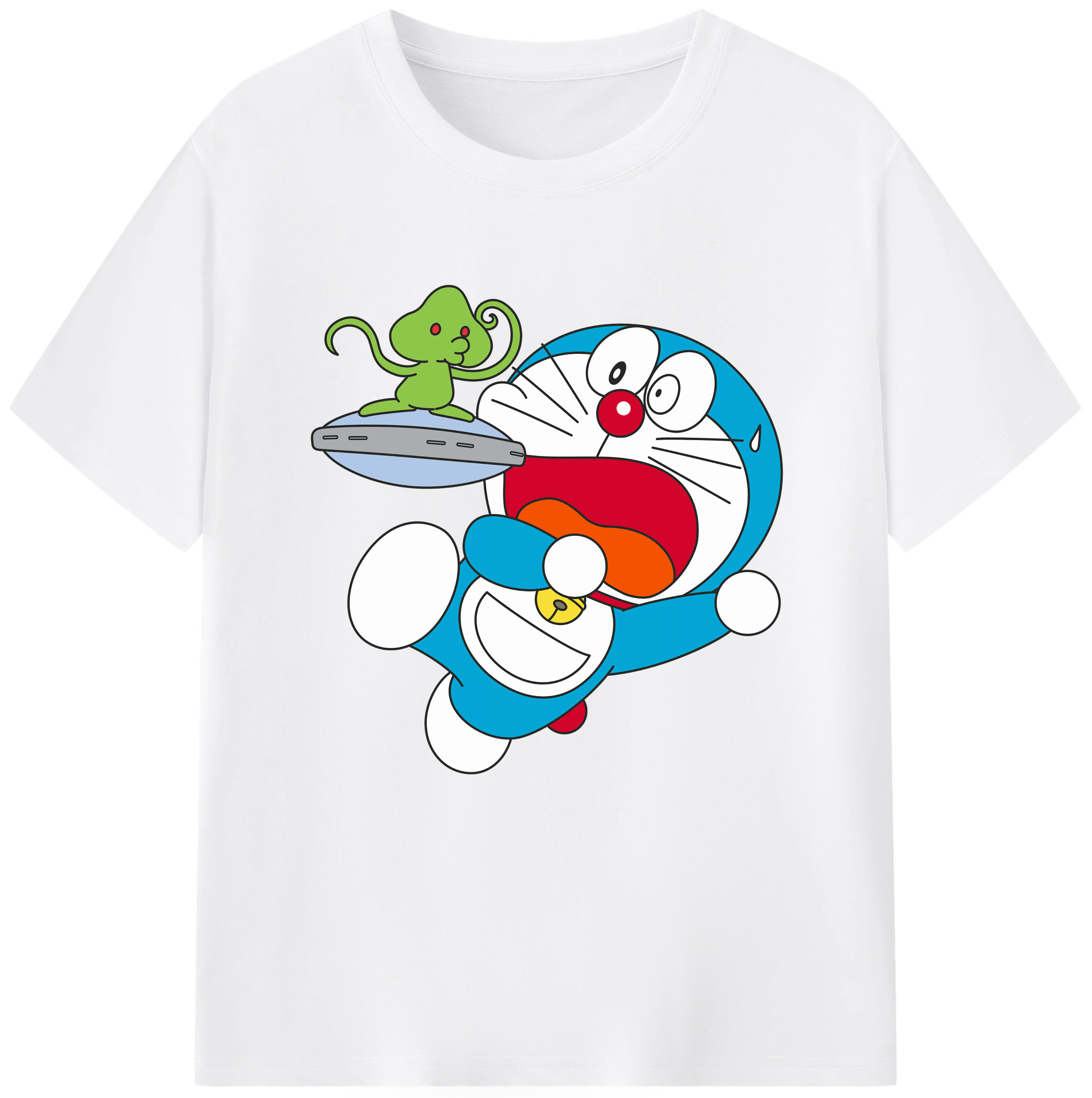 （画像用） ドラえもん Doraemon 綿100％半袖Tシャツ（フロントプリント）
