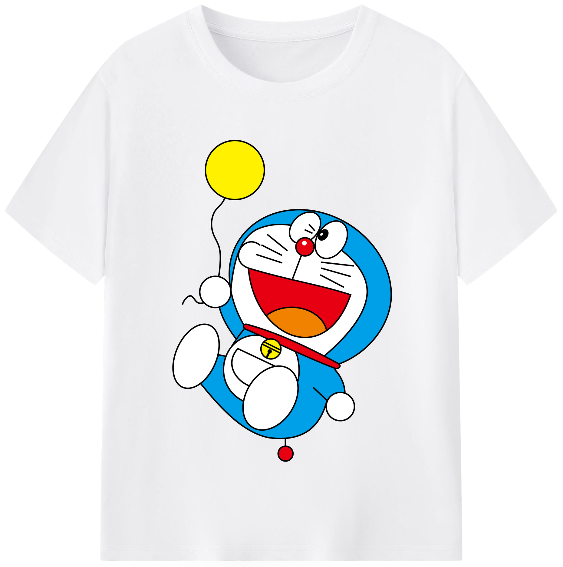 （画像用） ドラえもん Doraemon 綿100％半袖Tシャツ（フロントプリント）