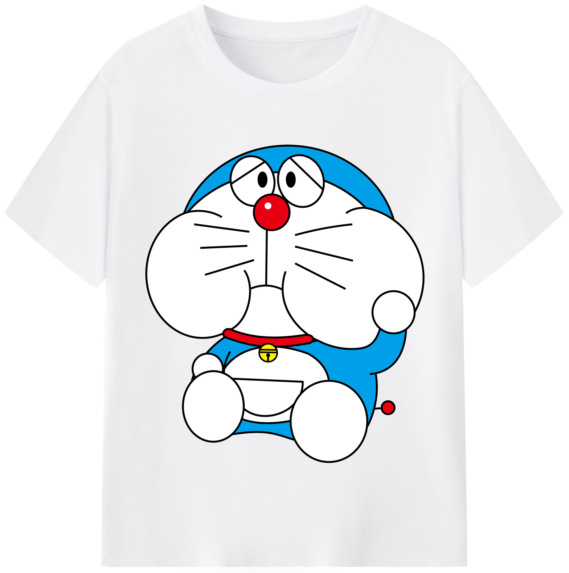 （画像用） ドラえもん Doraemon 綿100％半袖Tシャツ（フロントプリント）