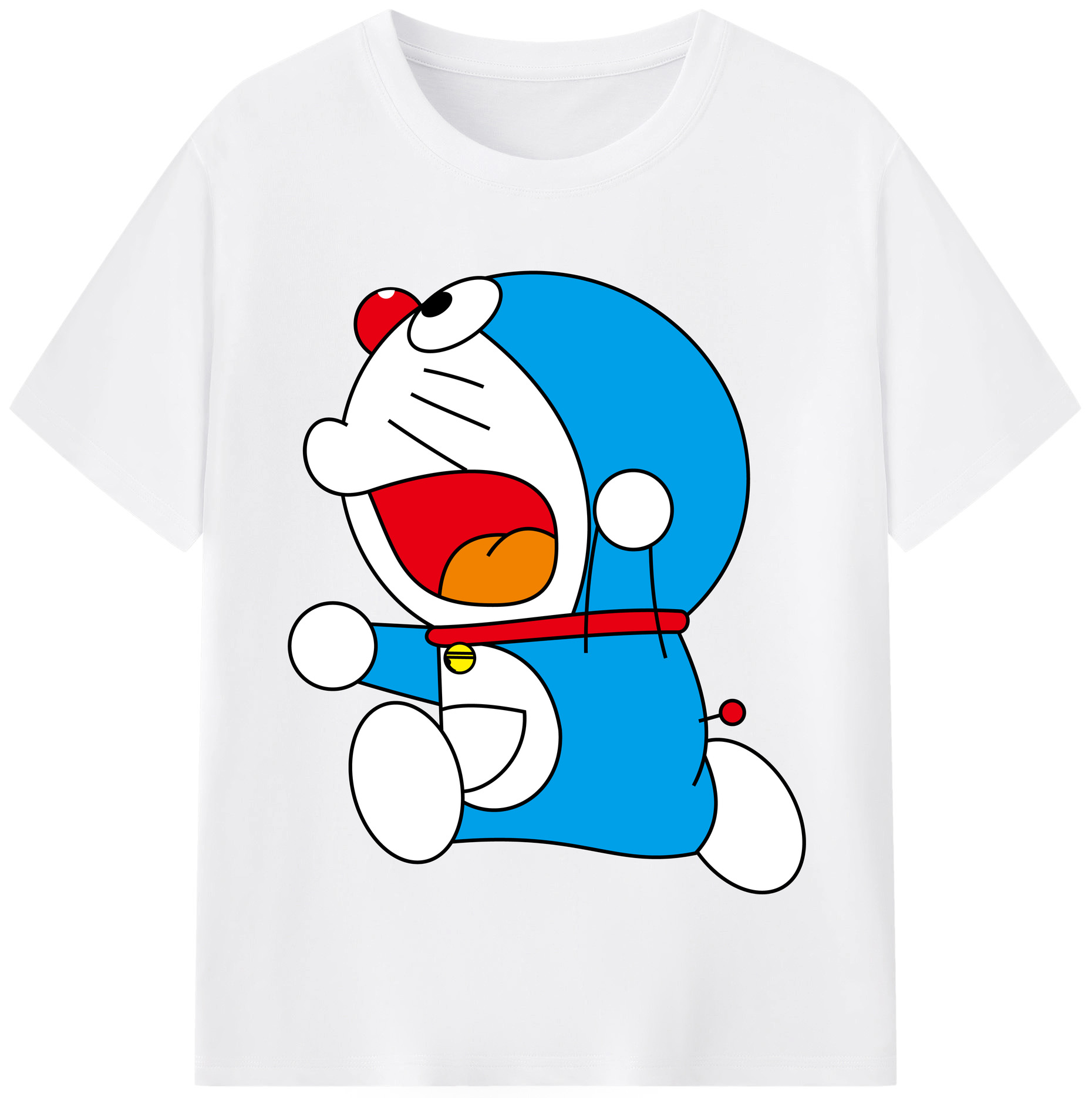 （画像用） ドラえもん Doraemon 綿100％半袖Tシャツ（フロントプリント）