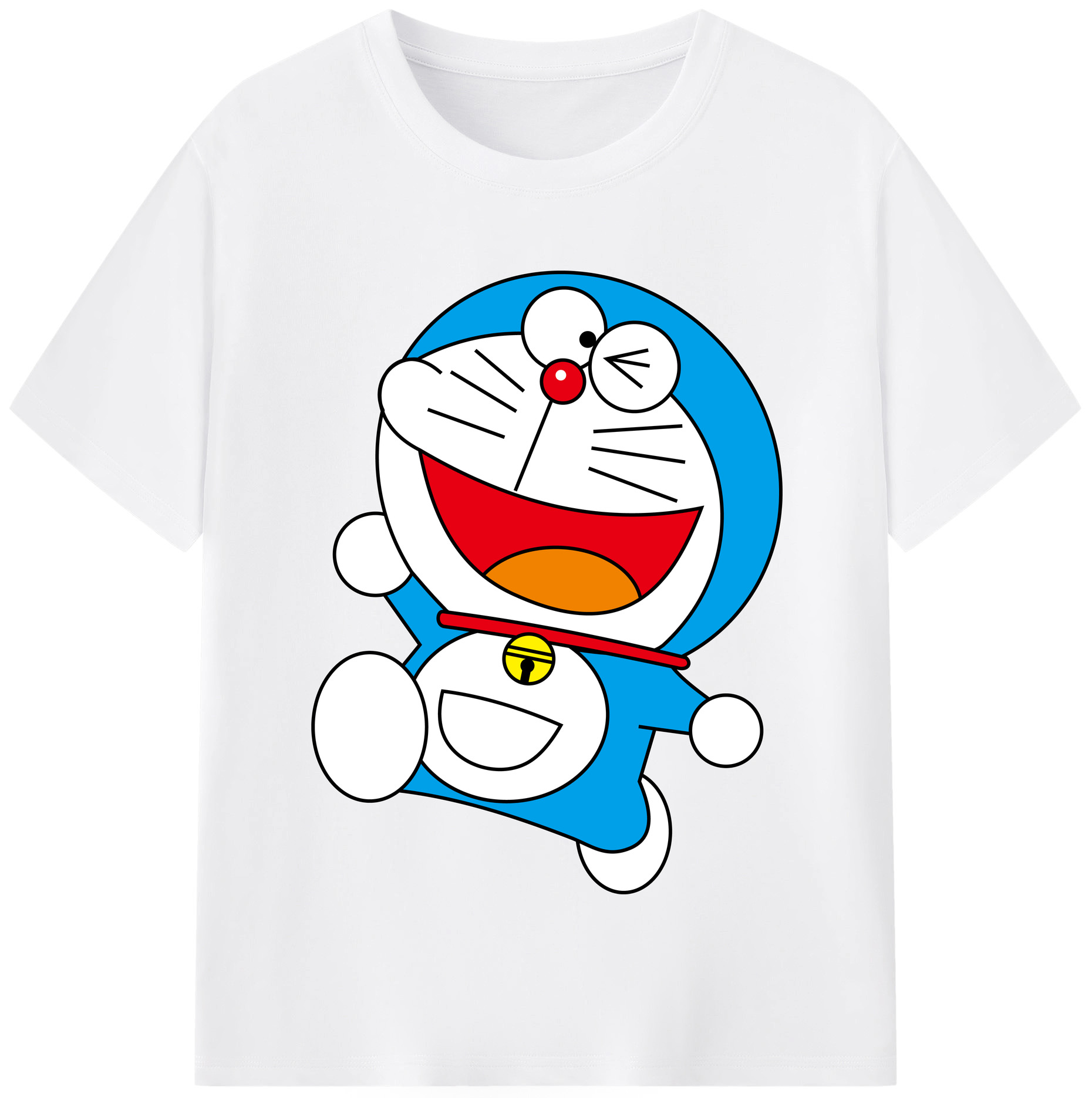 （画像用） ドラえもん Doraemon 綿100％半袖Tシャツ（フロントプリント）