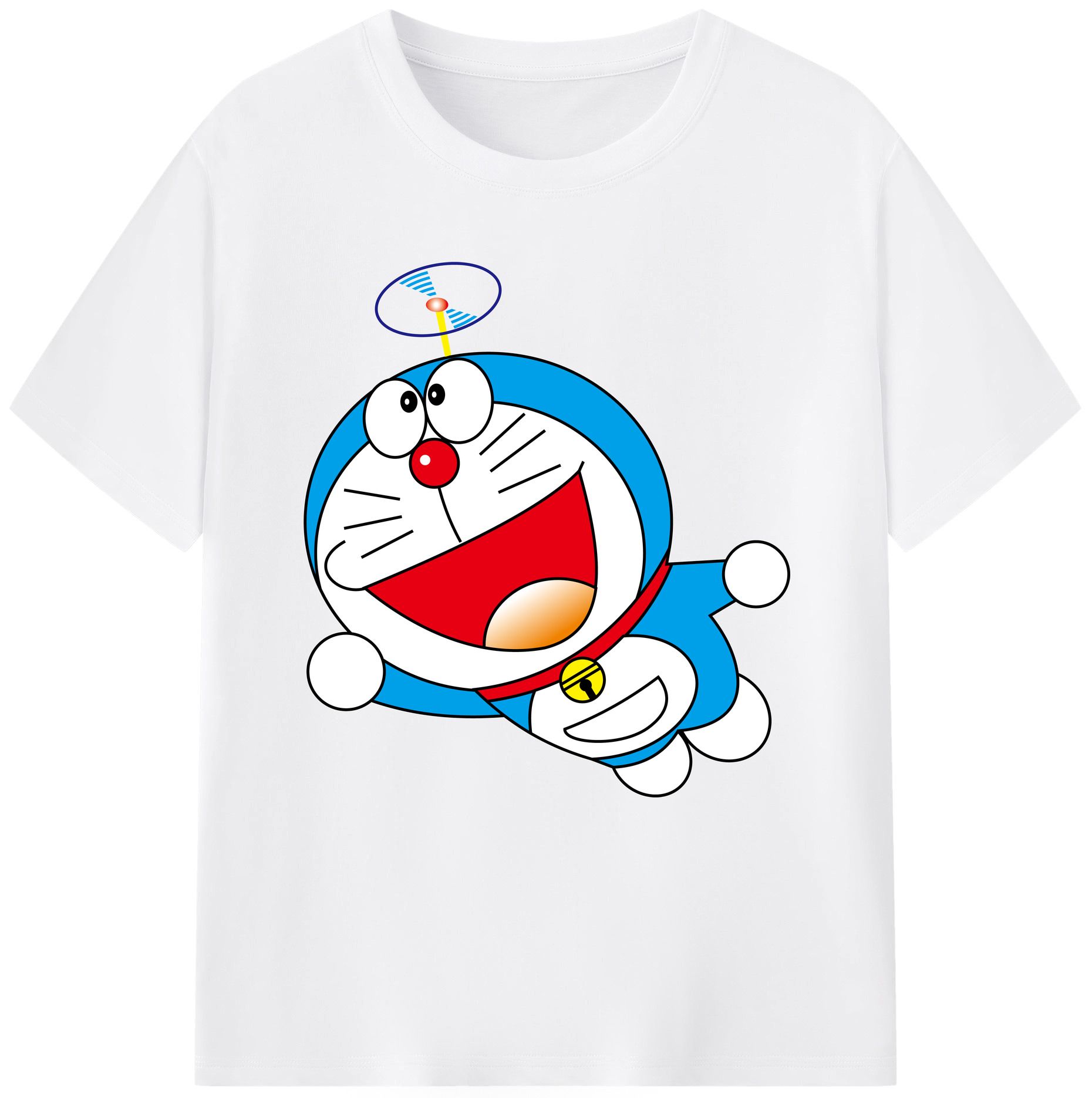 （画像用） ドラえもん Doraemon 綿100％半袖Tシャツ（フロントプリント）