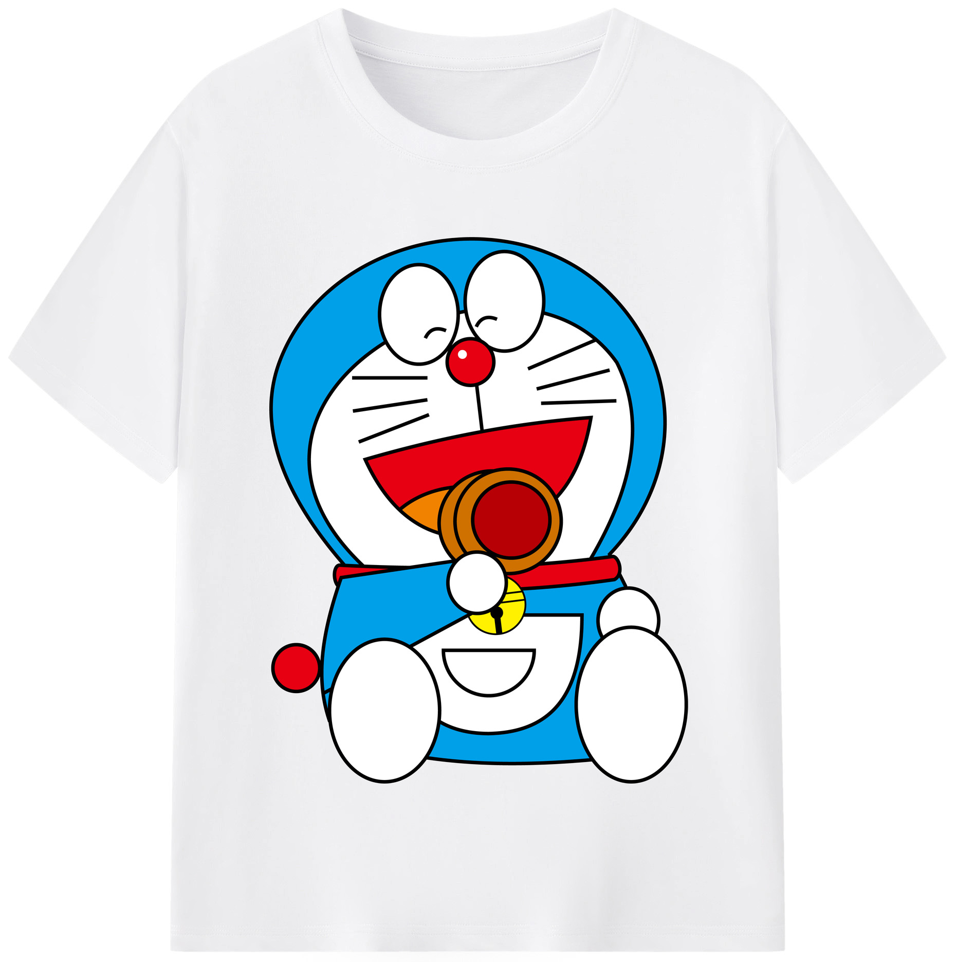 （画像用） ドラえもん Doraemon 綿100％半袖Tシャツ（フロントプリント）