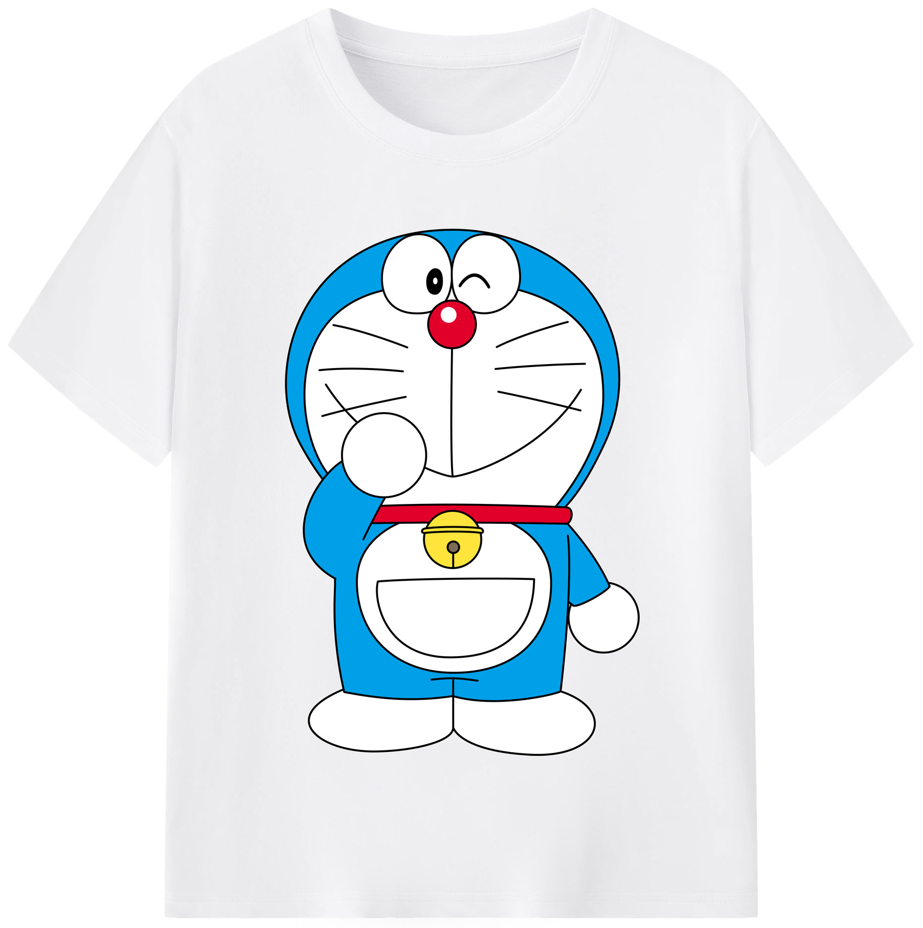 （画像用） ドラえもん Doraemon 綿100％半袖Tシャツ（フロントプリント）