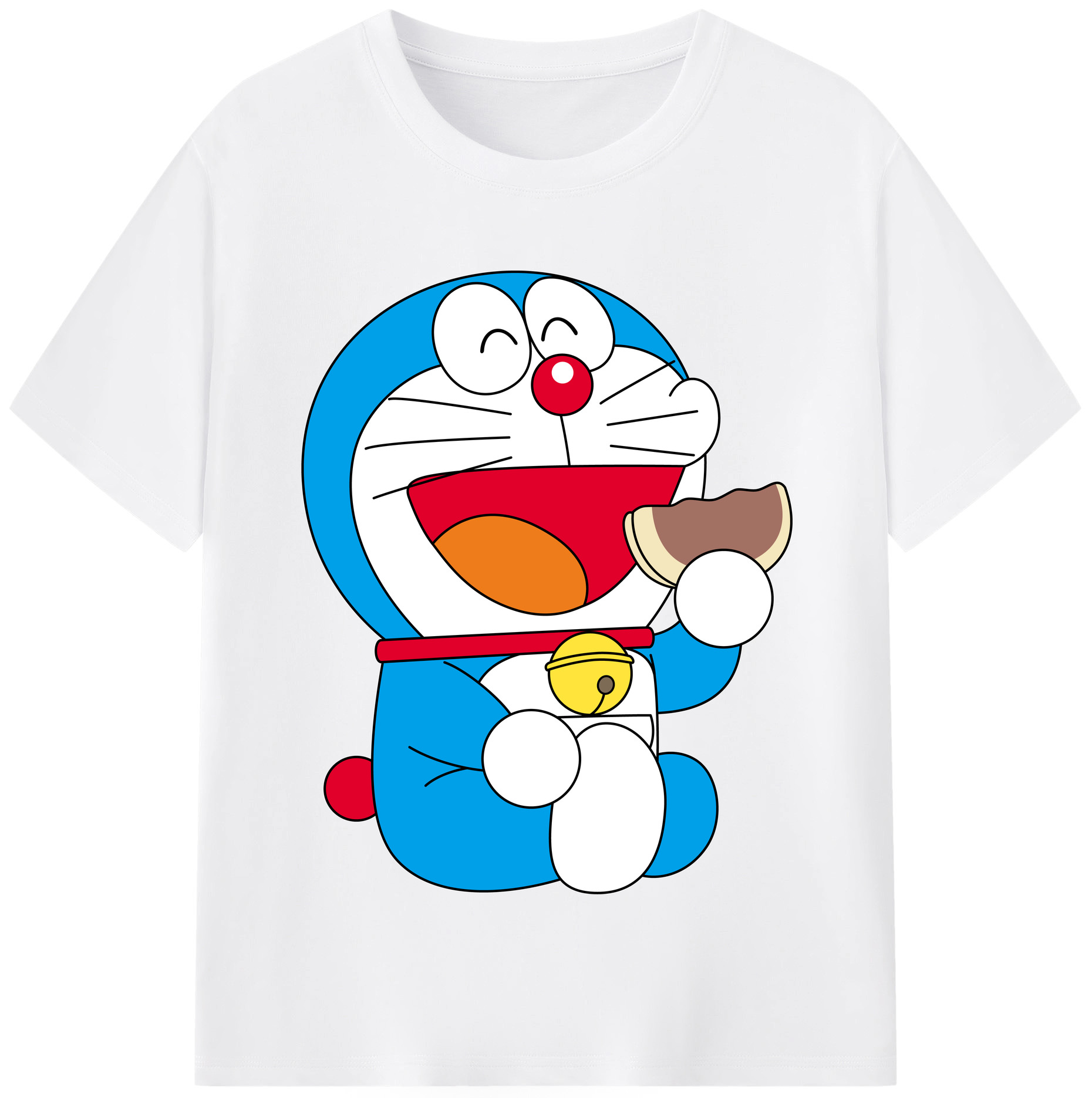 （画像用） ドラえもん Doraemon 綿100％半袖Tシャツ（フロントプリント）