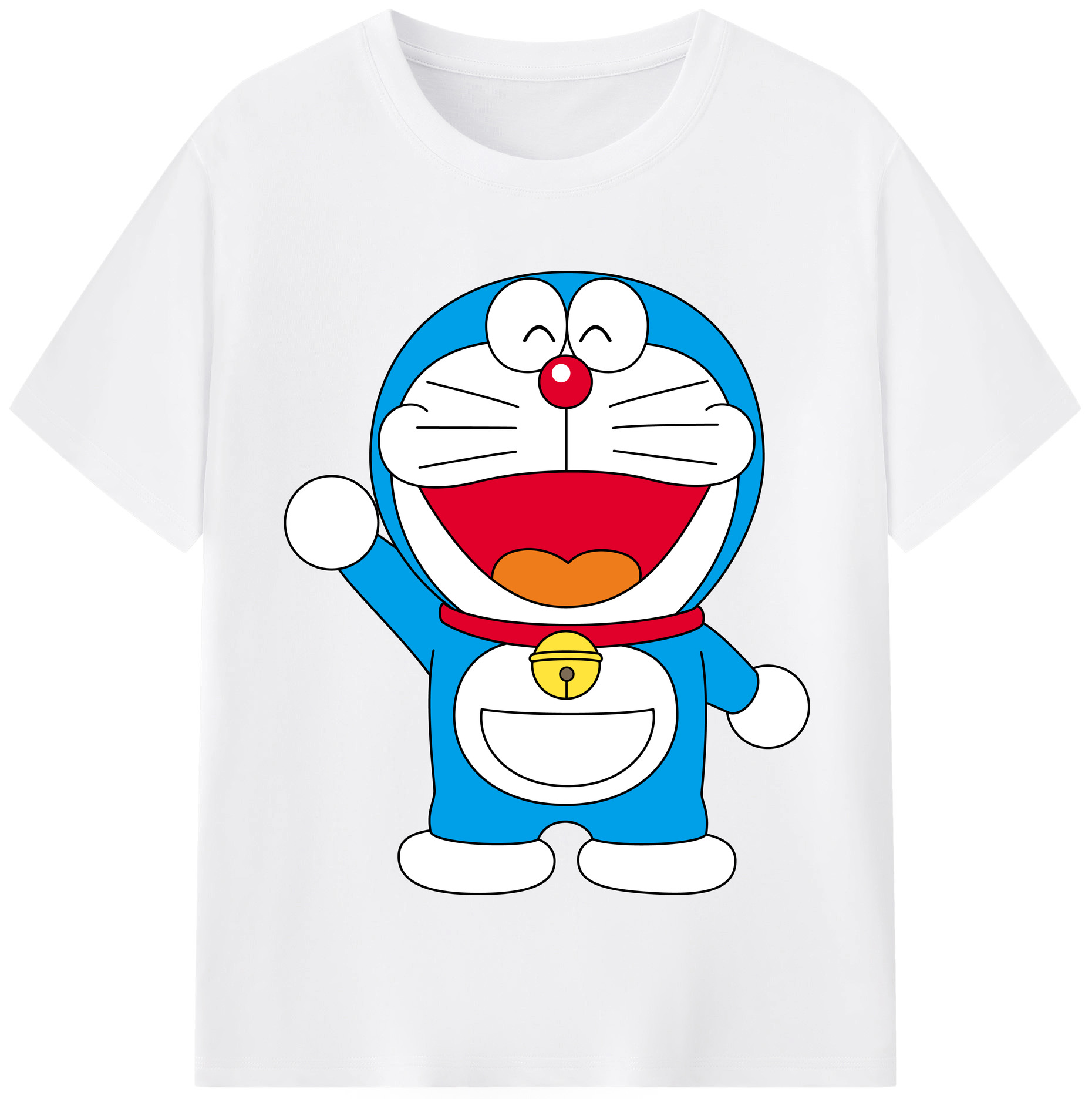 （画像用） ドラえもん Doraemon 綿100％半袖Tシャツ（フロントプリント）