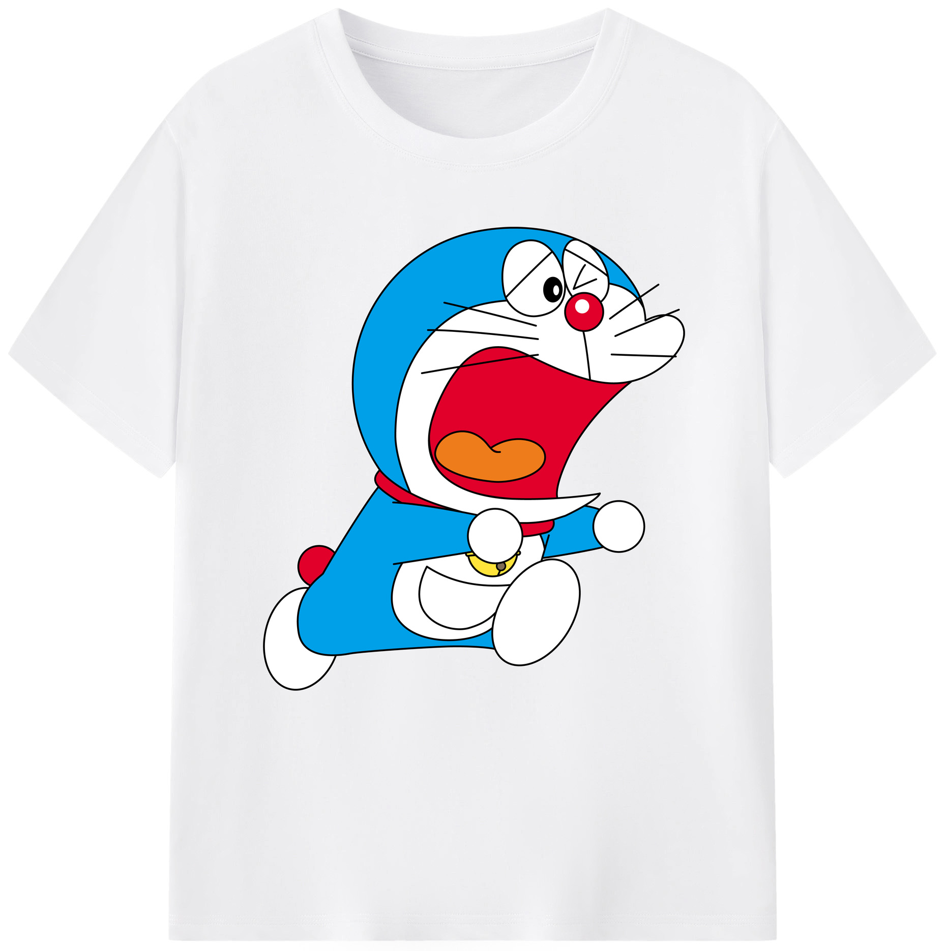 （画像用） ドラえもん Doraemon 綿100％半袖Tシャツ（フロントプリント）