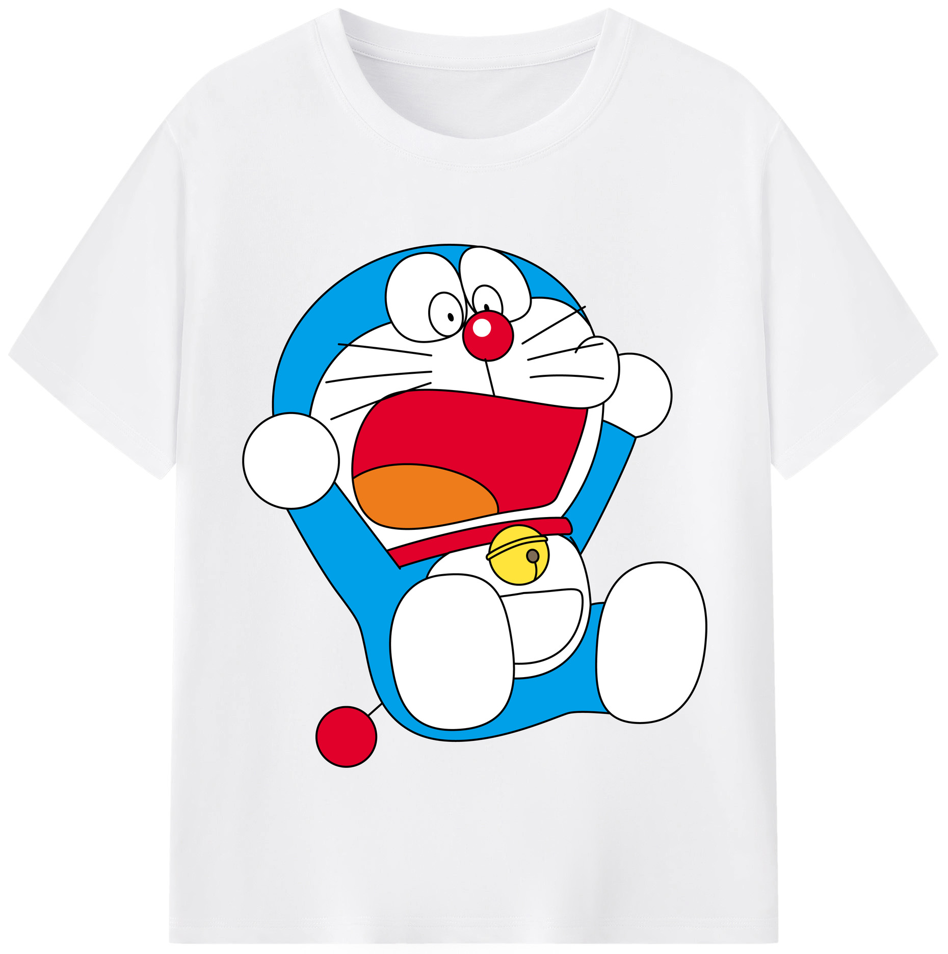 （画像用） ドラえもん Doraemon 綿100％半袖Tシャツ（フロントプリント）