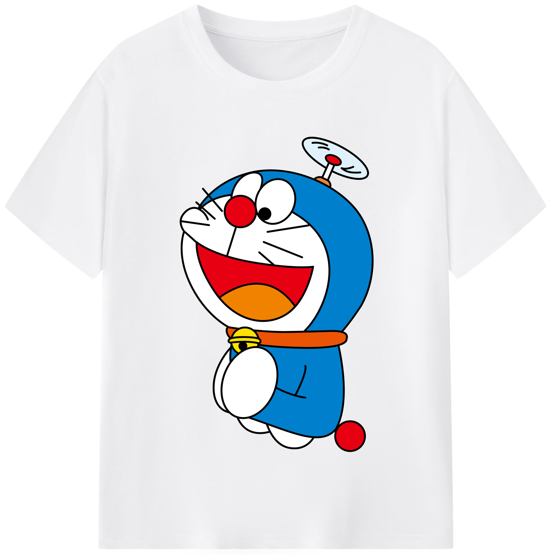 （画像用） ドラえもん Doraemon 綿100％半袖Tシャツ（フロントプリント）