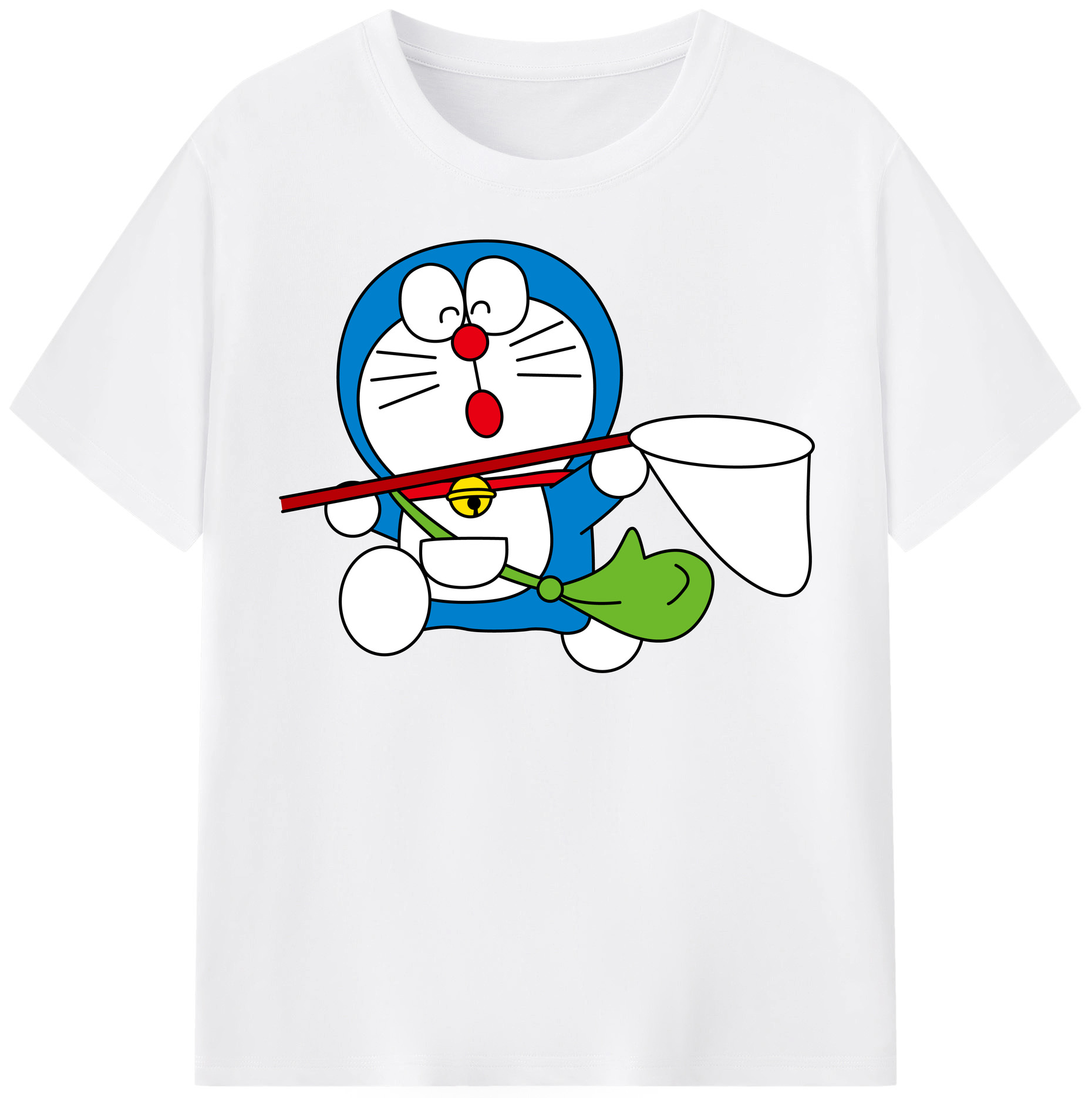 （画像用） ドラえもん Doraemon 綿100％半袖Tシャツ（フロントプリント）