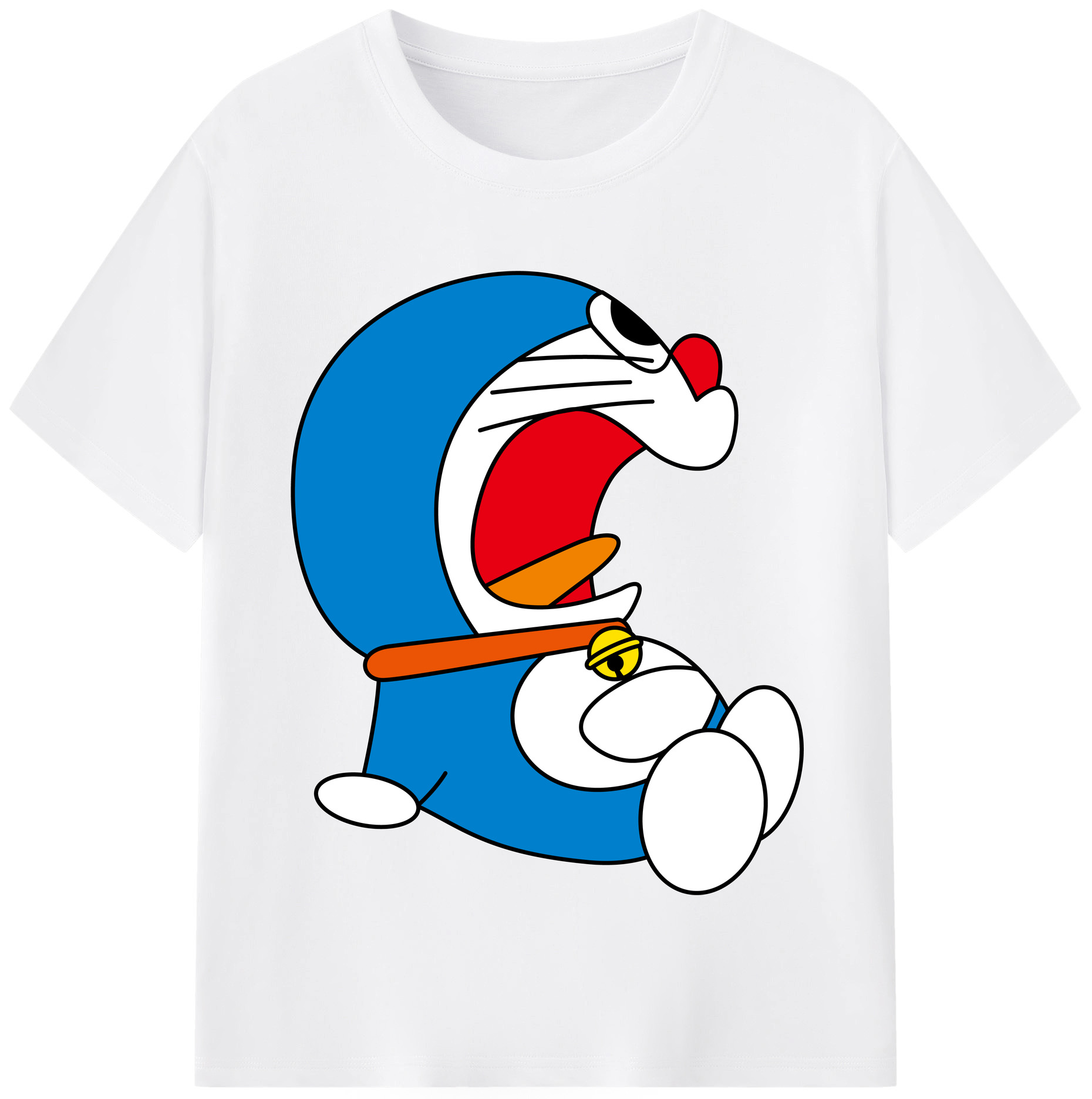 （画像用） ドラえもん Doraemon 綿100％半袖Tシャツ（フロントプリント）