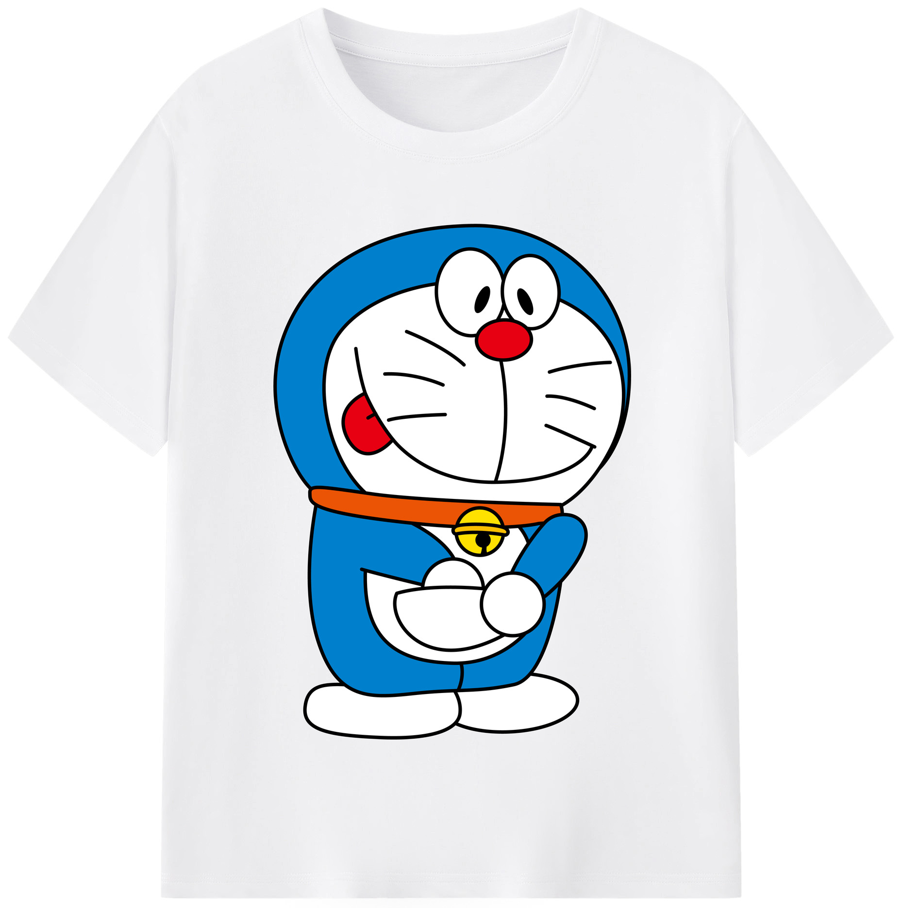 （画像用） ドラえもん Doraemon 綿100％半袖Tシャツ（フロントプリント）