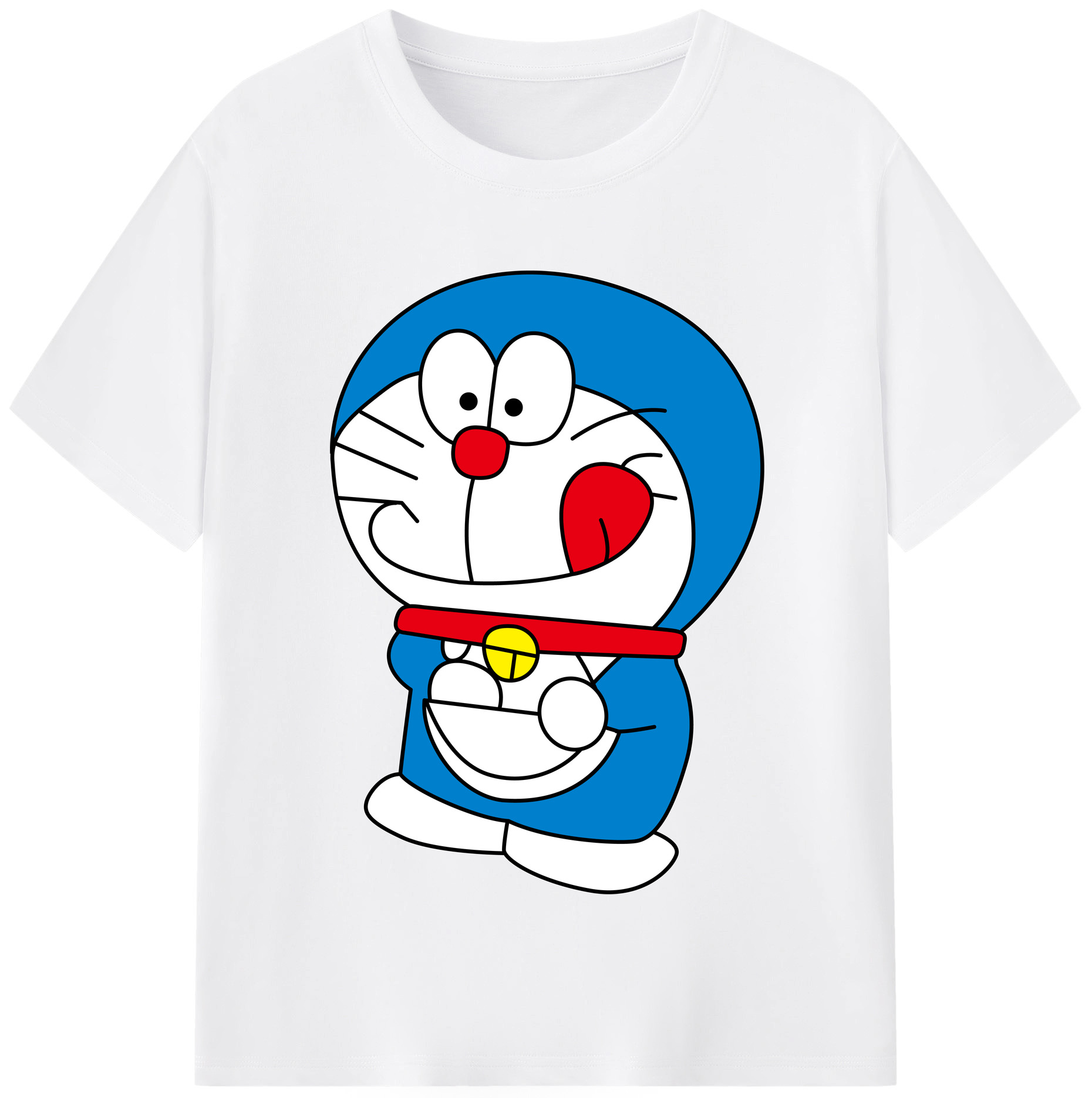 （画像用） ドラえもん Doraemon 綿100％半袖Tシャツ（フロントプリント）