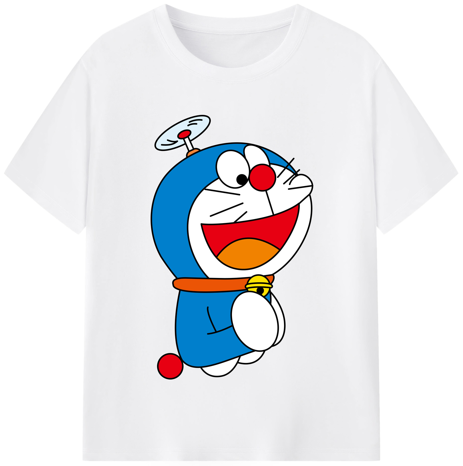 （画像用） ドラえもん Doraemon 綿100％半袖Tシャツ（フロントプリント）