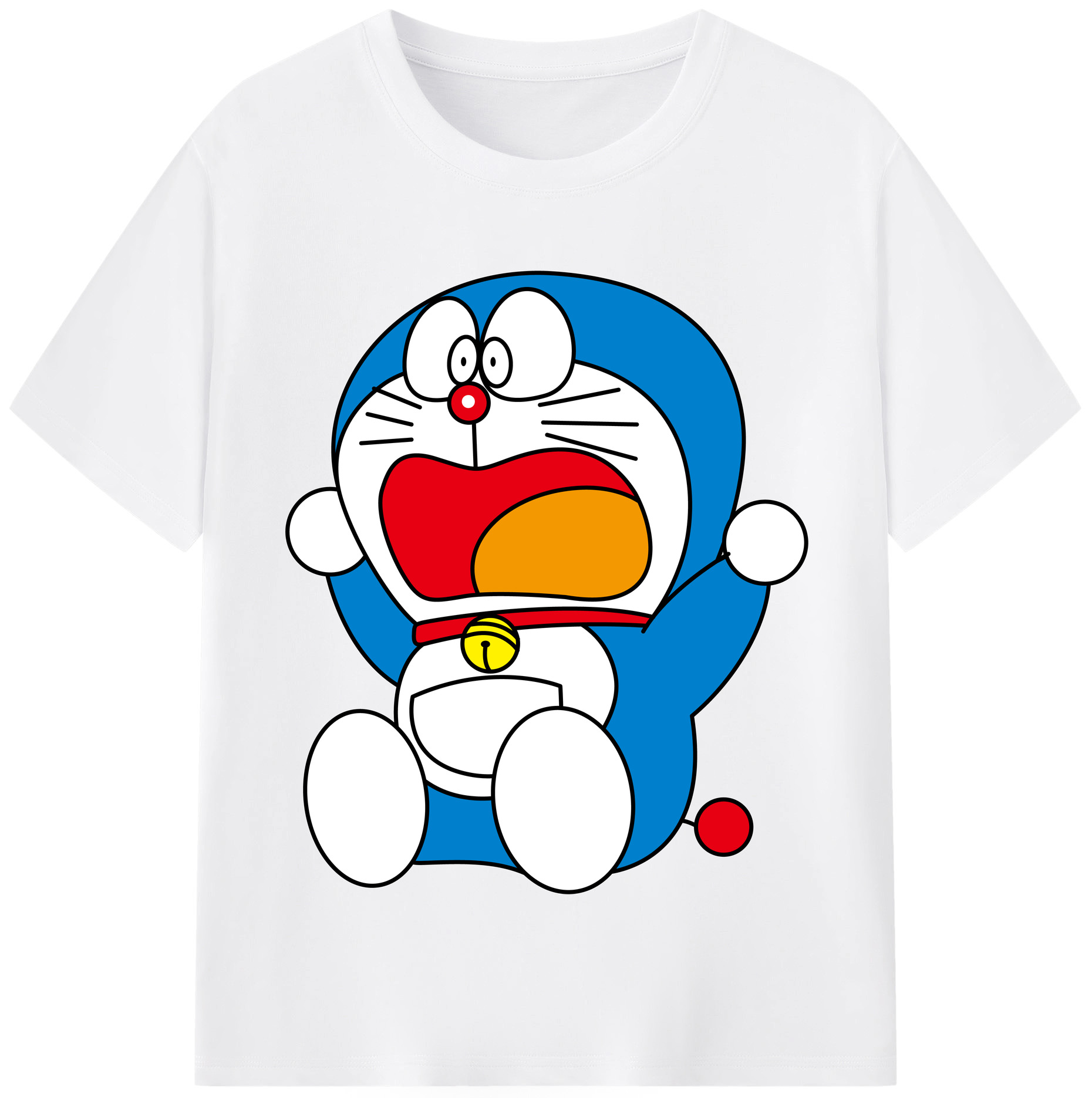 （画像用） ドラえもん Doraemon 綿100％半袖Tシャツ（フロントプリント）