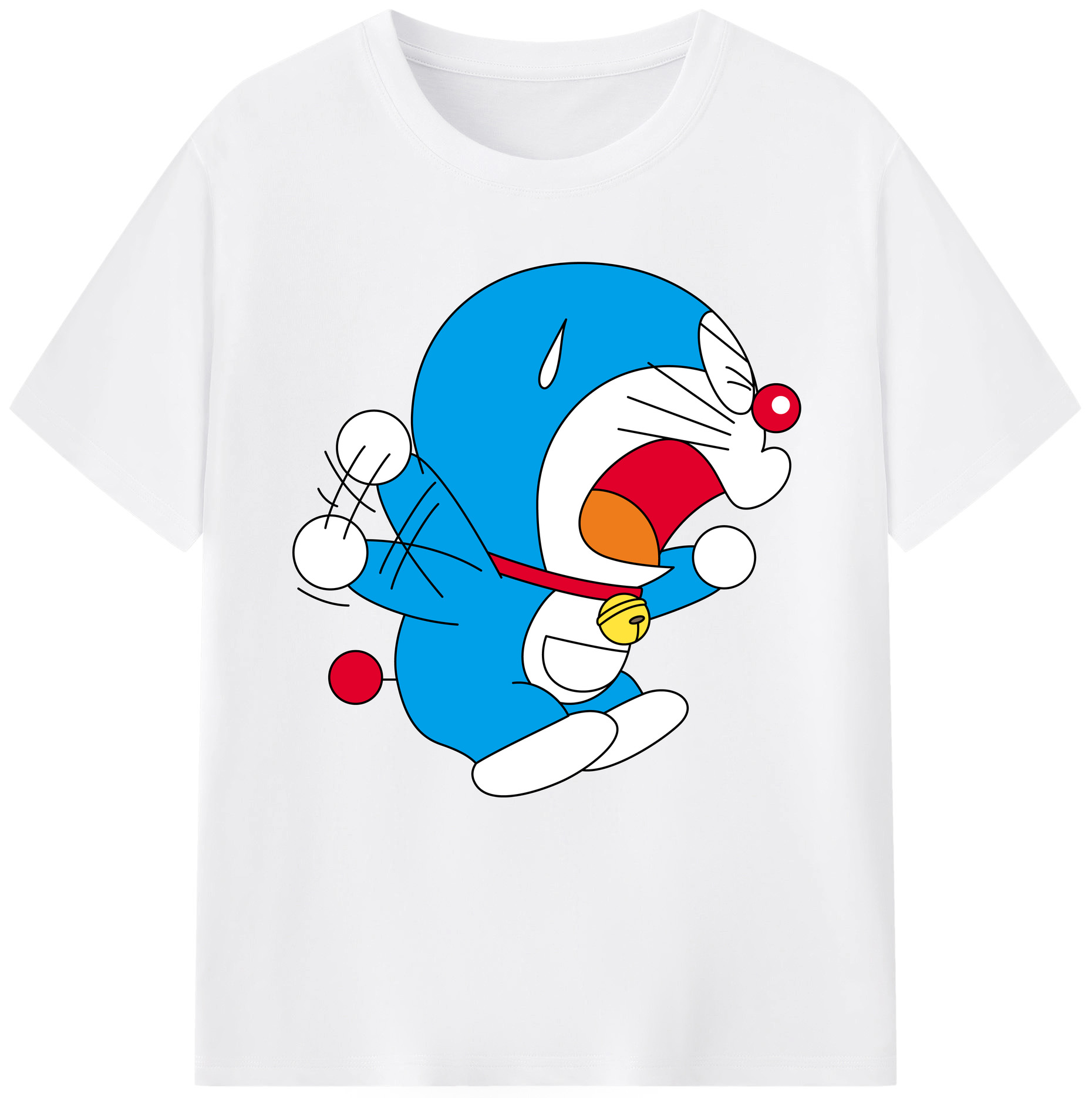 （画像用） ドラえもん Doraemon 綿100％半袖Tシャツ（フロントプリント）