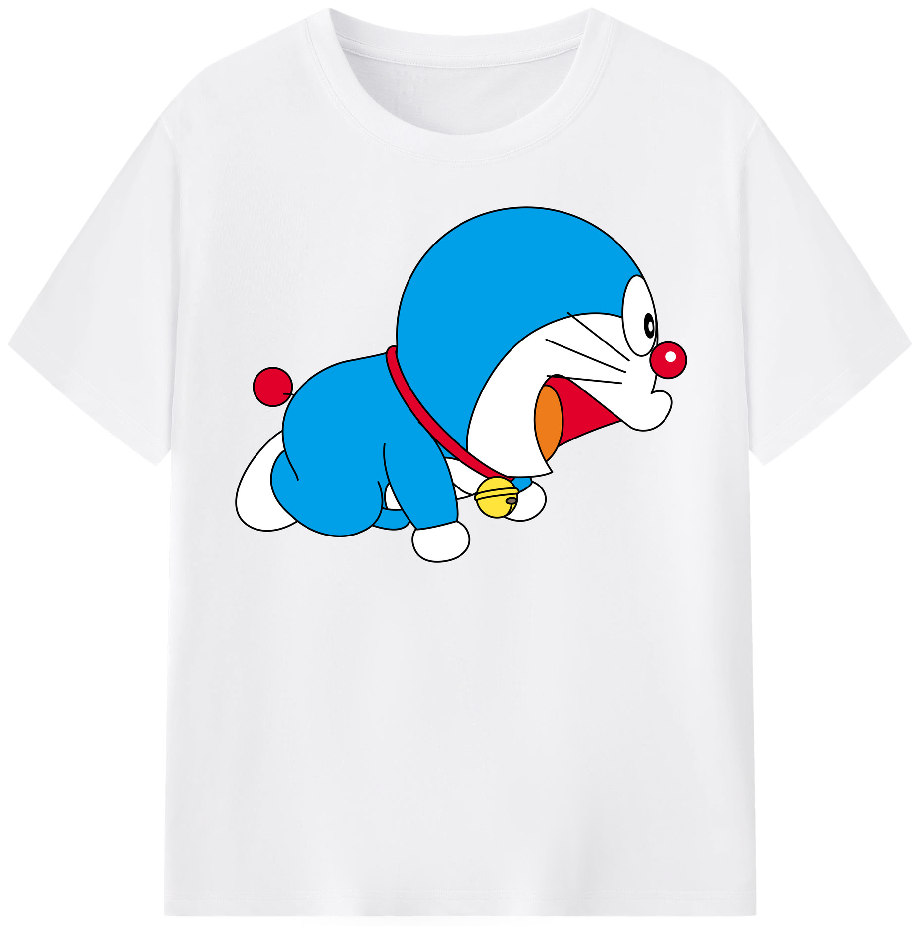 （画像用） ドラえもん Doraemon 綿100％半袖Tシャツ（フロントプリント）
