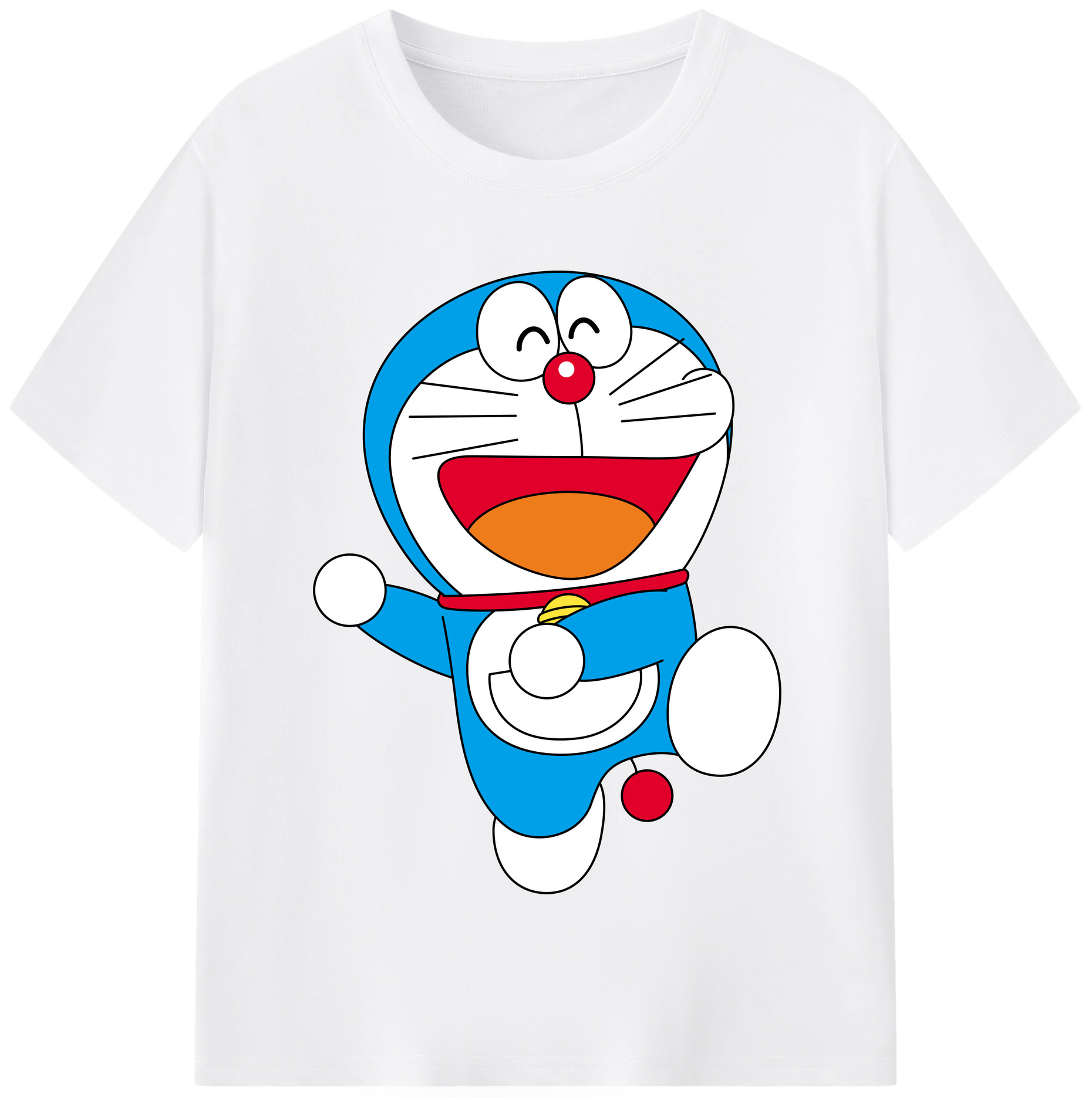 （画像用） ドラえもん Doraemon 綿100％半袖Tシャツ（フロントプリント）