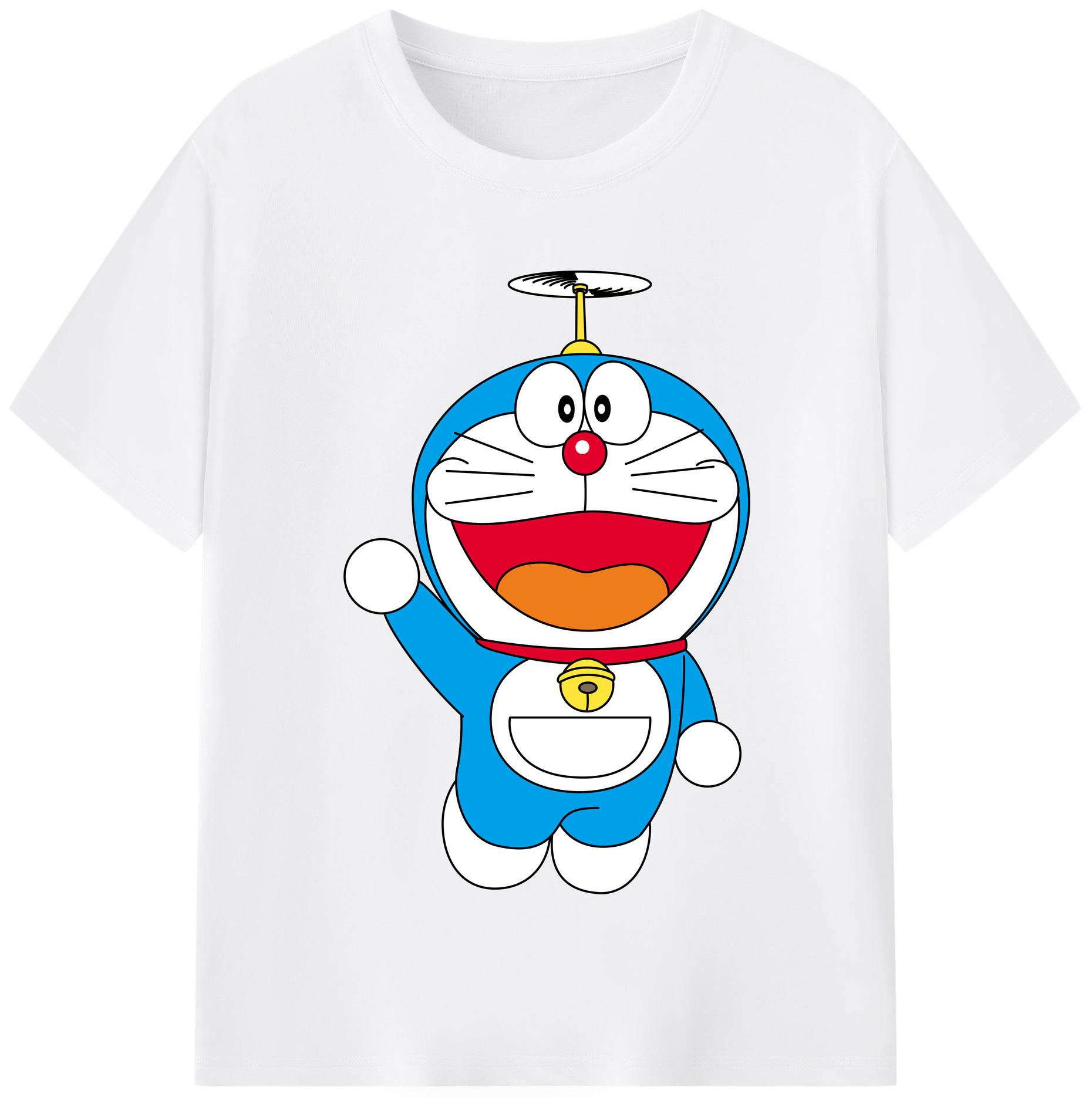 （画像用） ドラえもん Doraemon 綿100％半袖Tシャツ（フロントプリント）