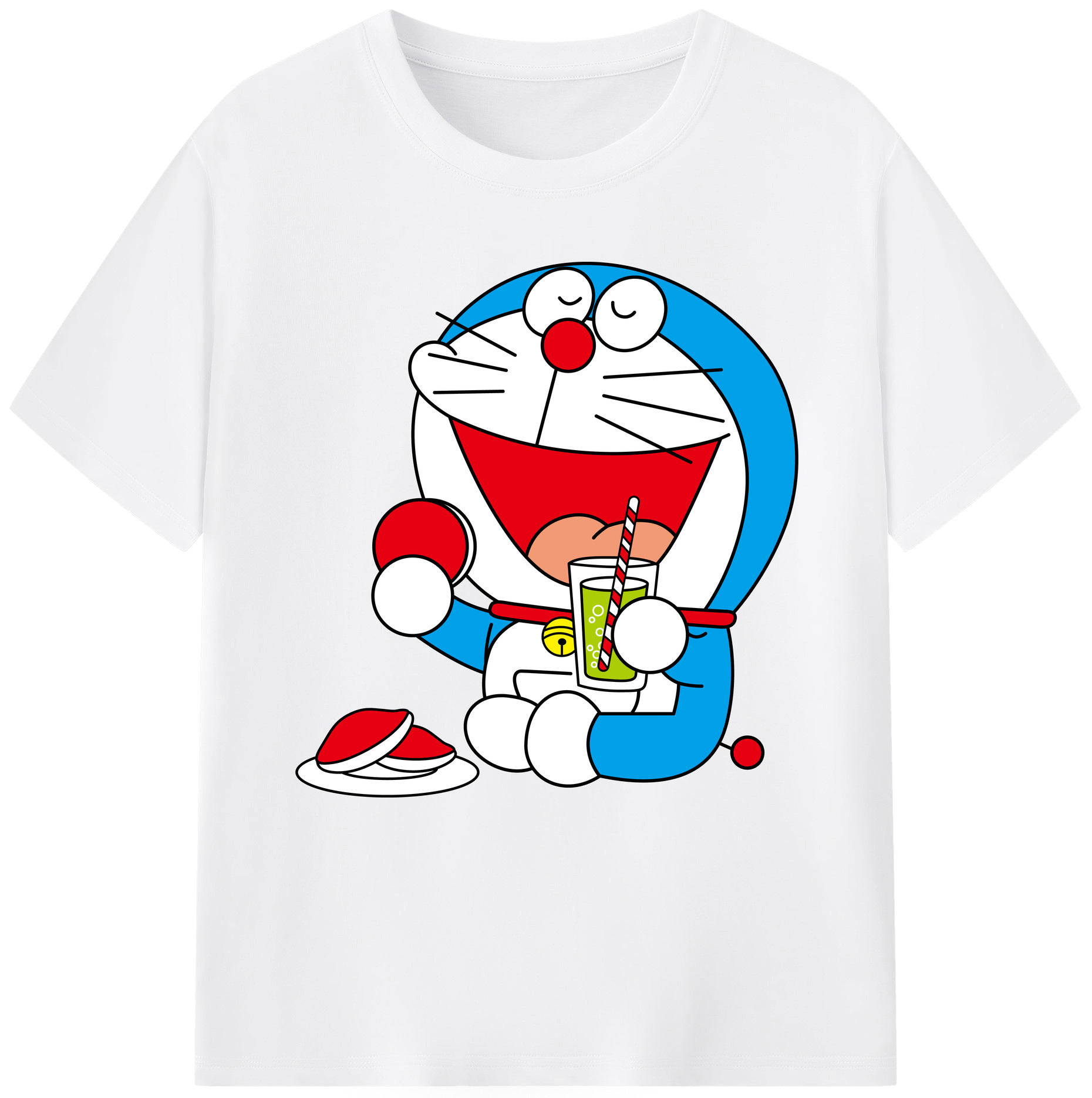 （画像用） ドラえもん Doraemon 綿100％半袖Tシャツ（フロントプリント）