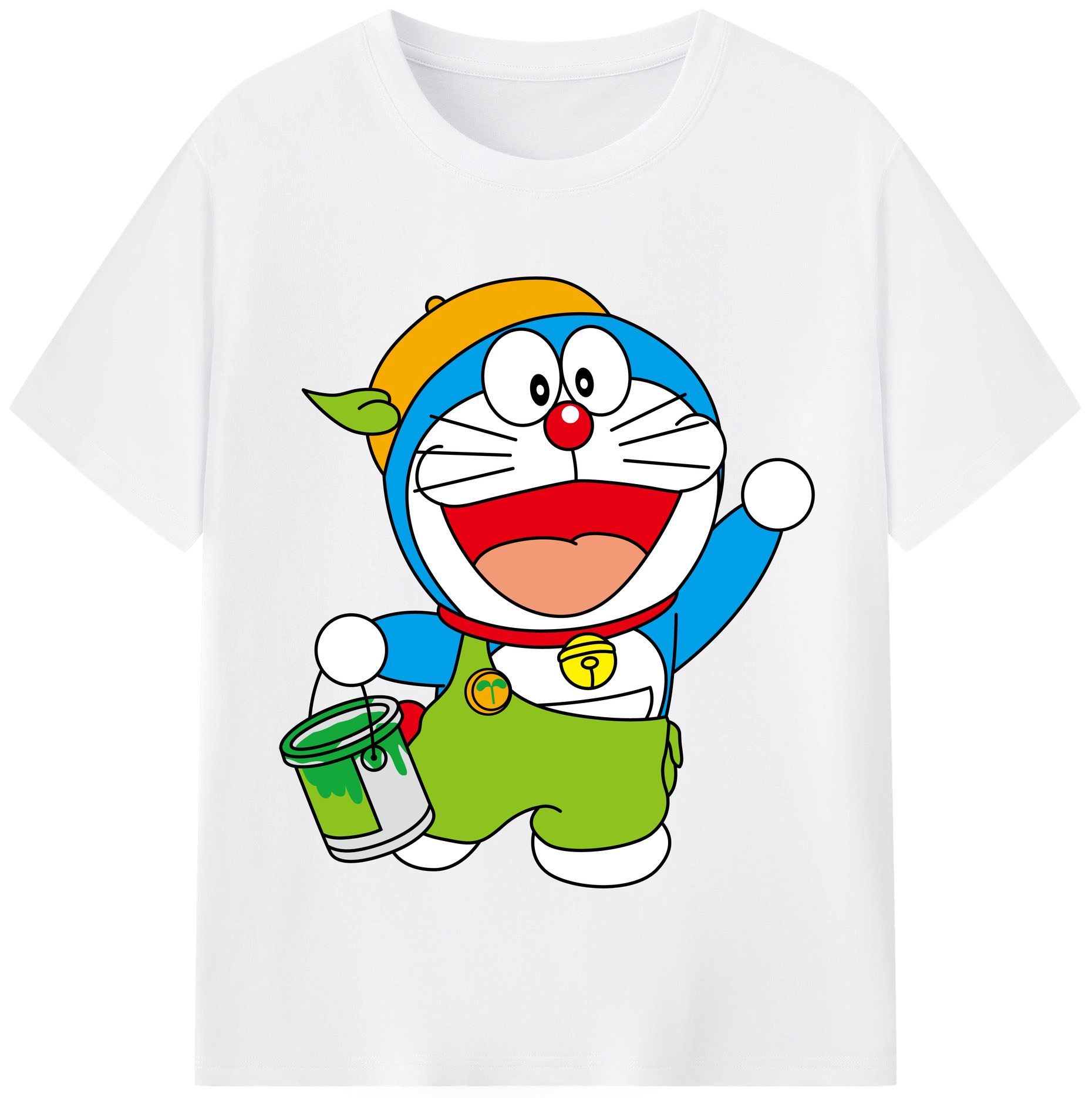 （画像用） ドラえもん Doraemon 綿100％半袖Tシャツ（フロントプリント）