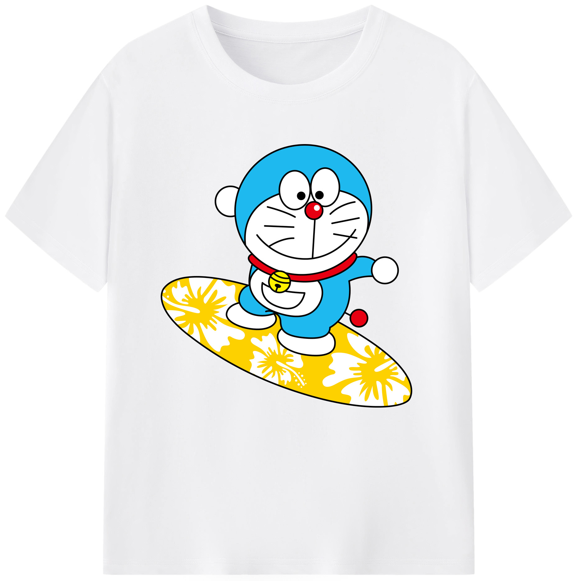 （画像用） ドラえもん Doraemon 綿100％半袖Tシャツ（フロントプリント）