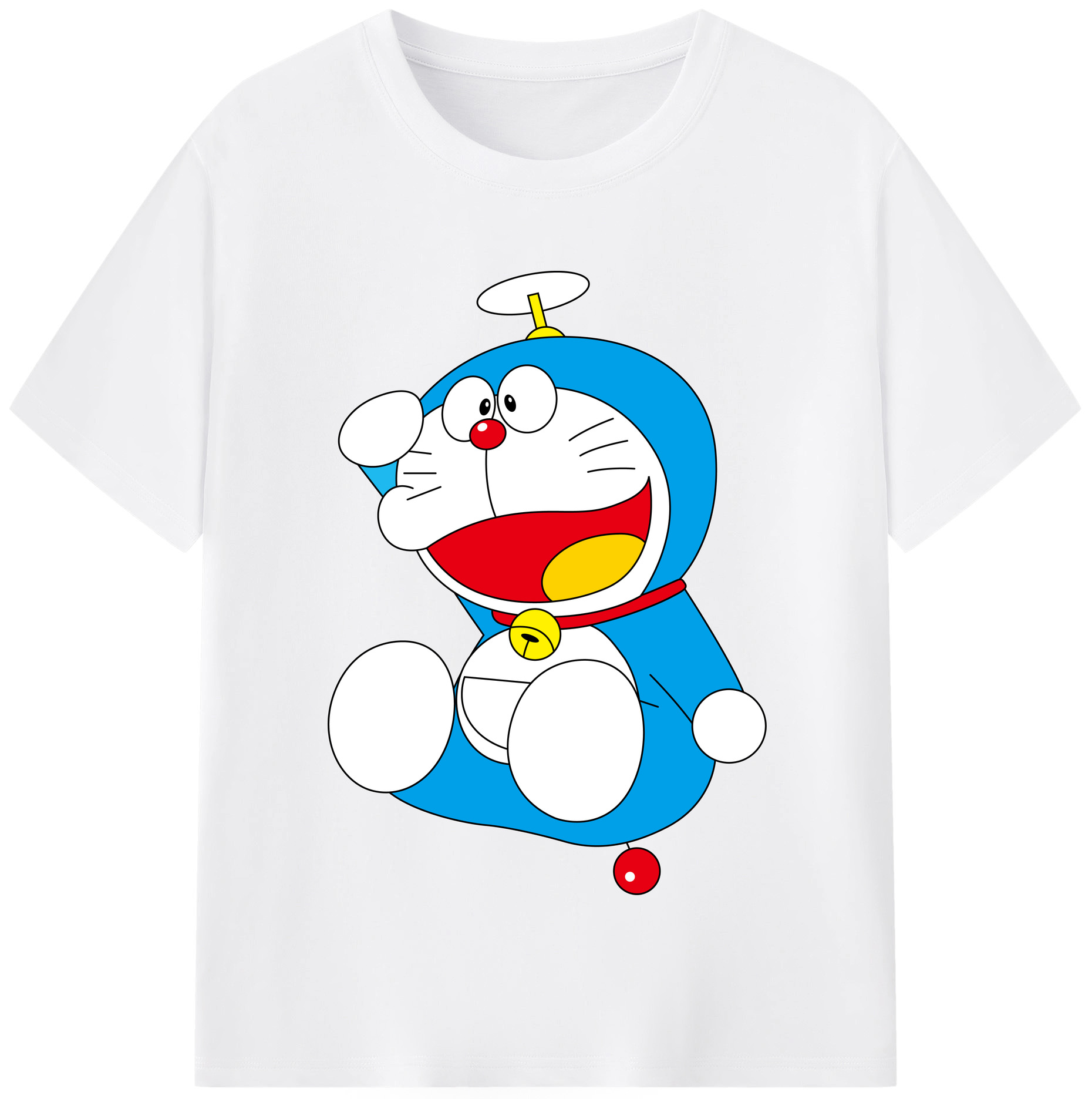 （画像用） ドラえもん Doraemon 綿100％半袖Tシャツ（フロントプリント）