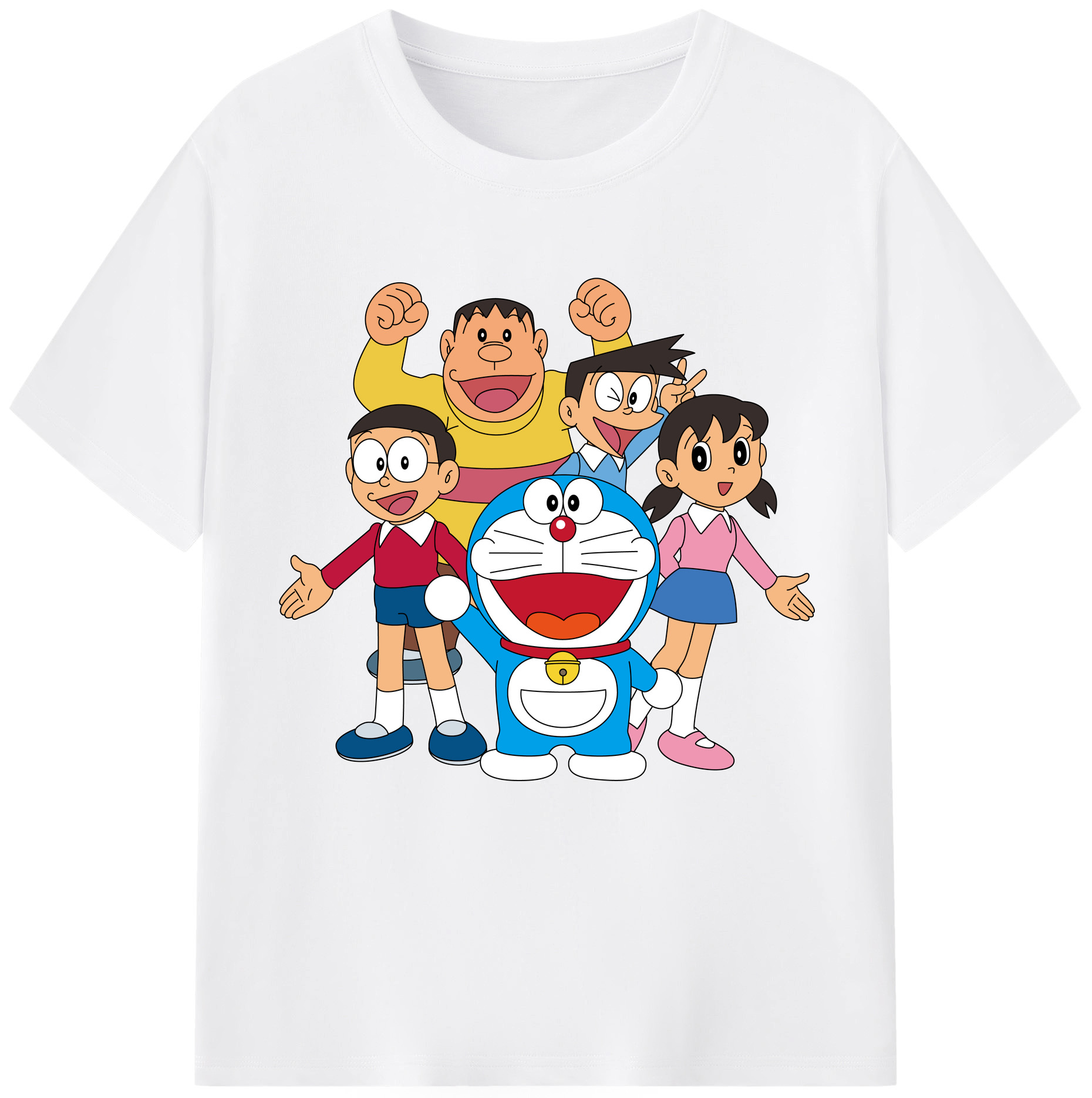 （画像用） ドラえもん 骨川 スネ夫 Doraemon Honekawa Suneo 綿100％半袖Tシャツ（フロントプリント）