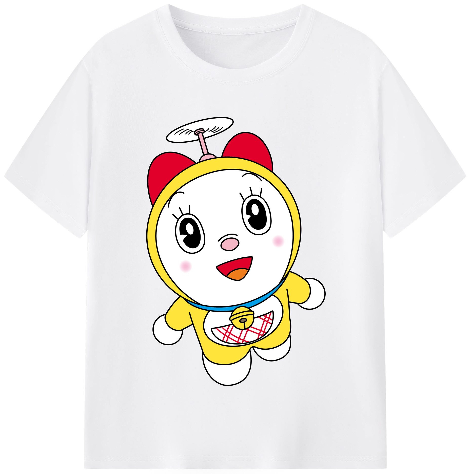 （画像用） ドラえもん ドラミ Doraemon Dorami 綿100％半袖Tシャツ（フロントプリント）