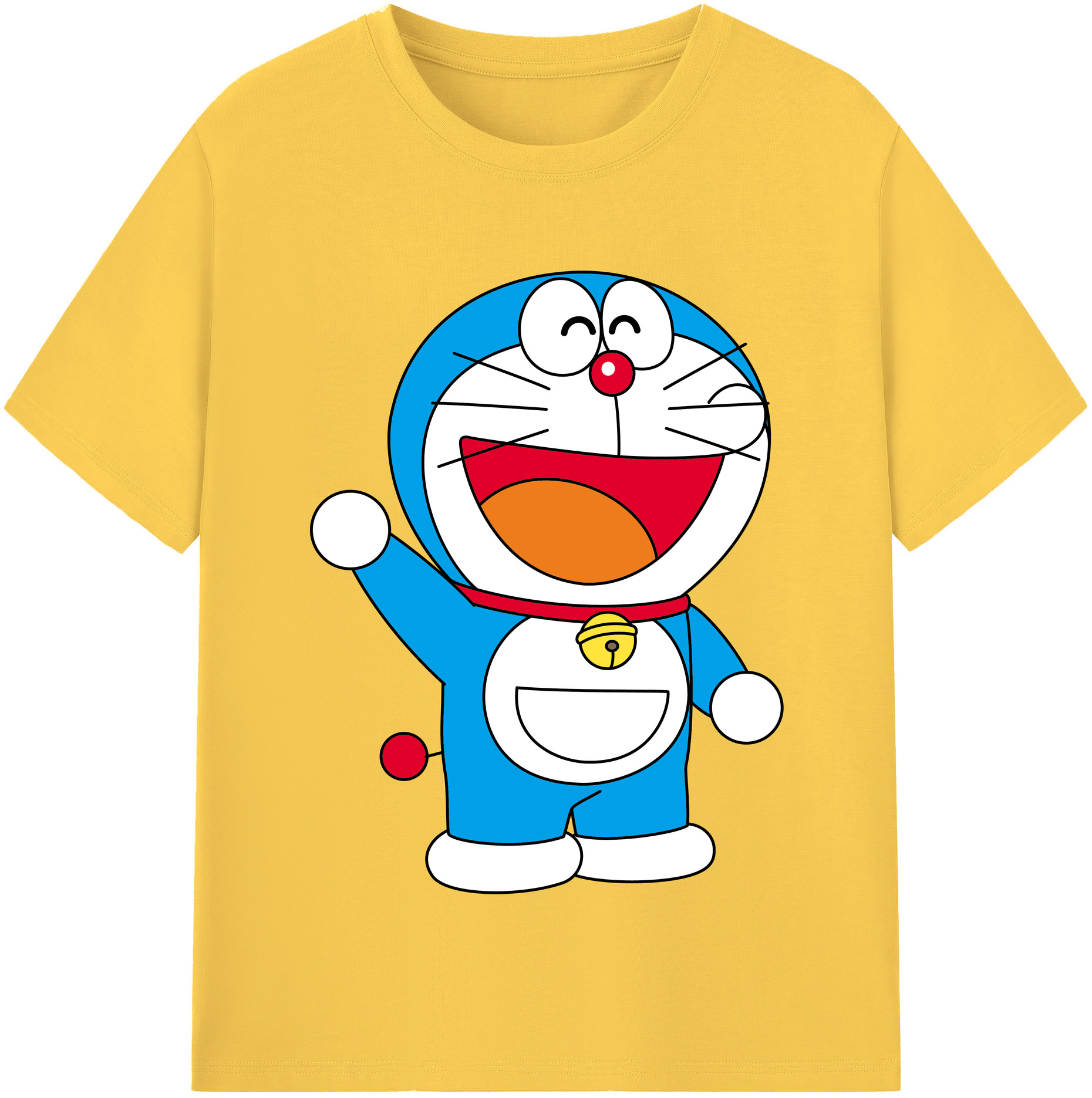 （画像用） ドラえもん Doraemon 綿100％半袖Tシャツ（フロントプリント）