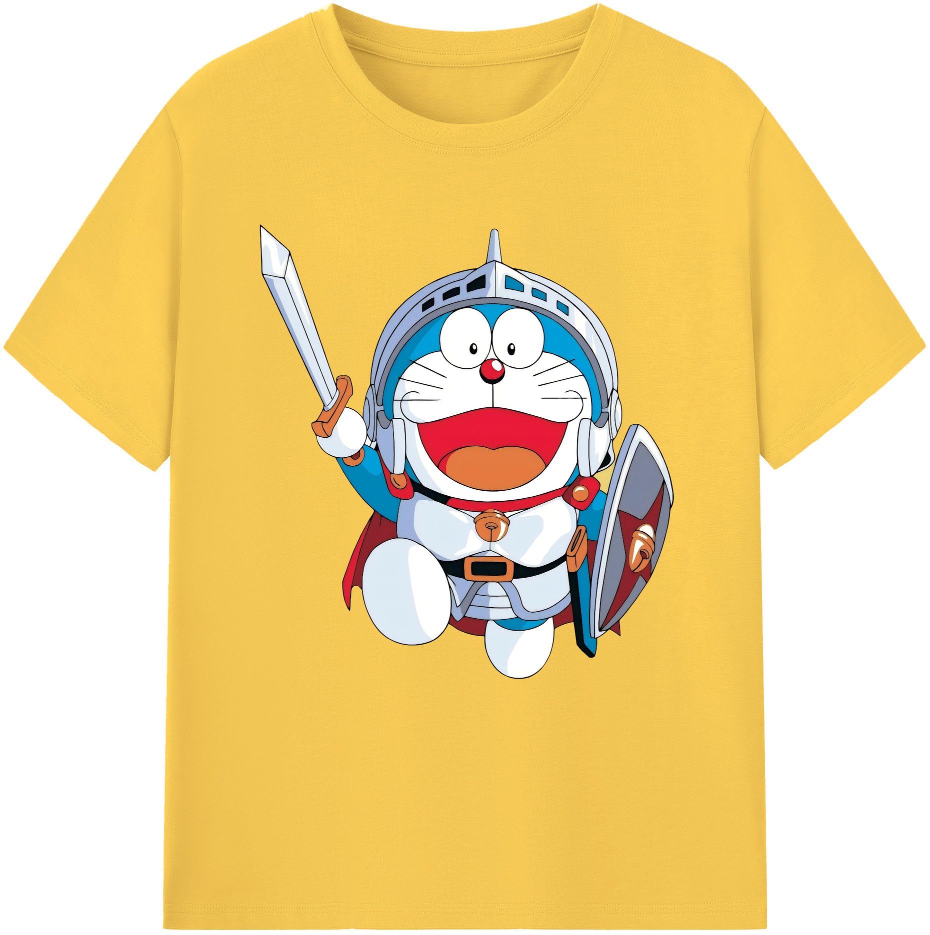 （画像用） ドラえもん Doraemon 綿100％半袖Tシャツ（フロントプリント）