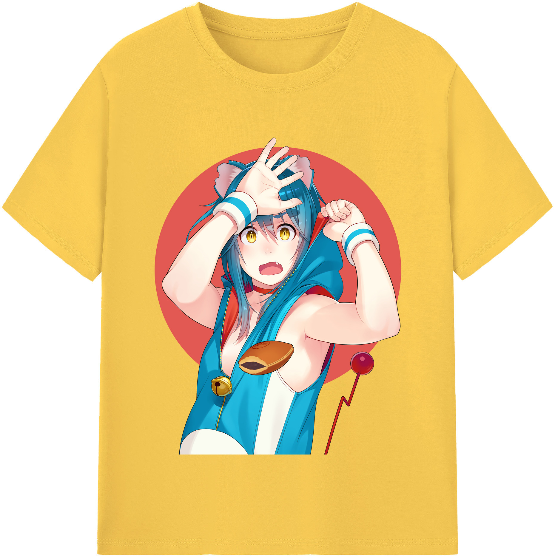 （画像用） ドラえもん Doraemon 綿100％半袖Tシャツ（フロントプリント）