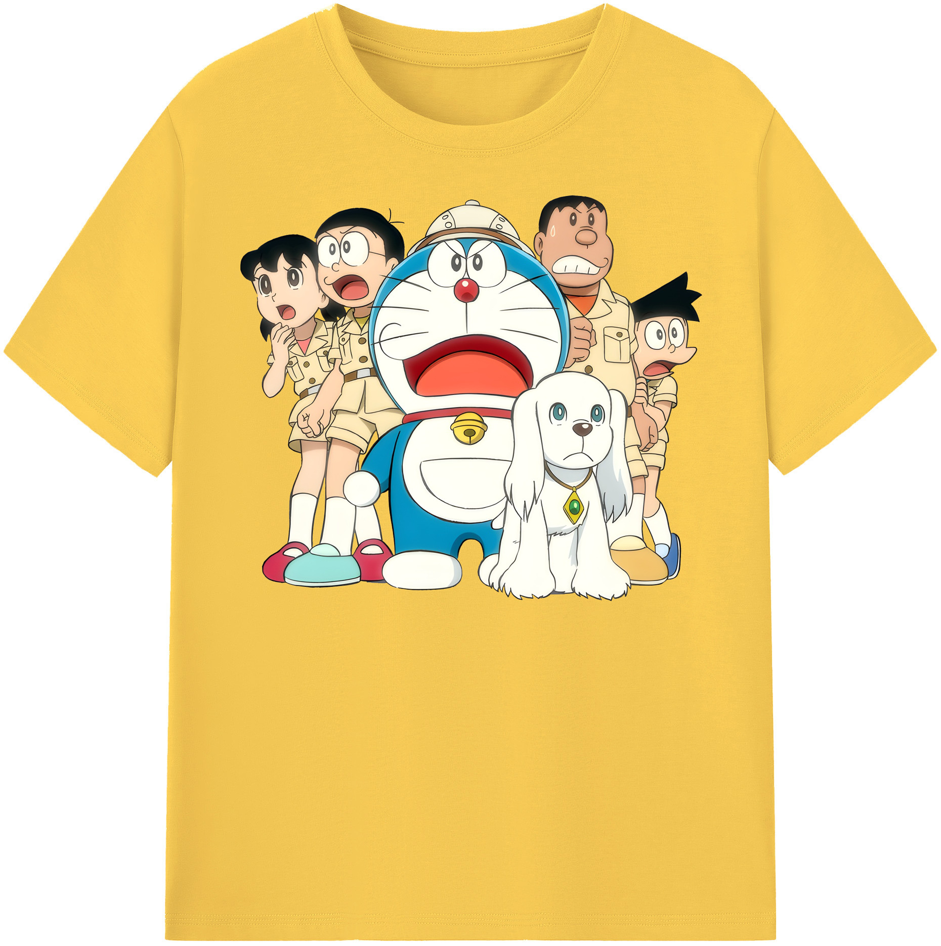 （画像用） ドラえもん Doraemon 綿100％半袖Tシャツ（フロントプリント）