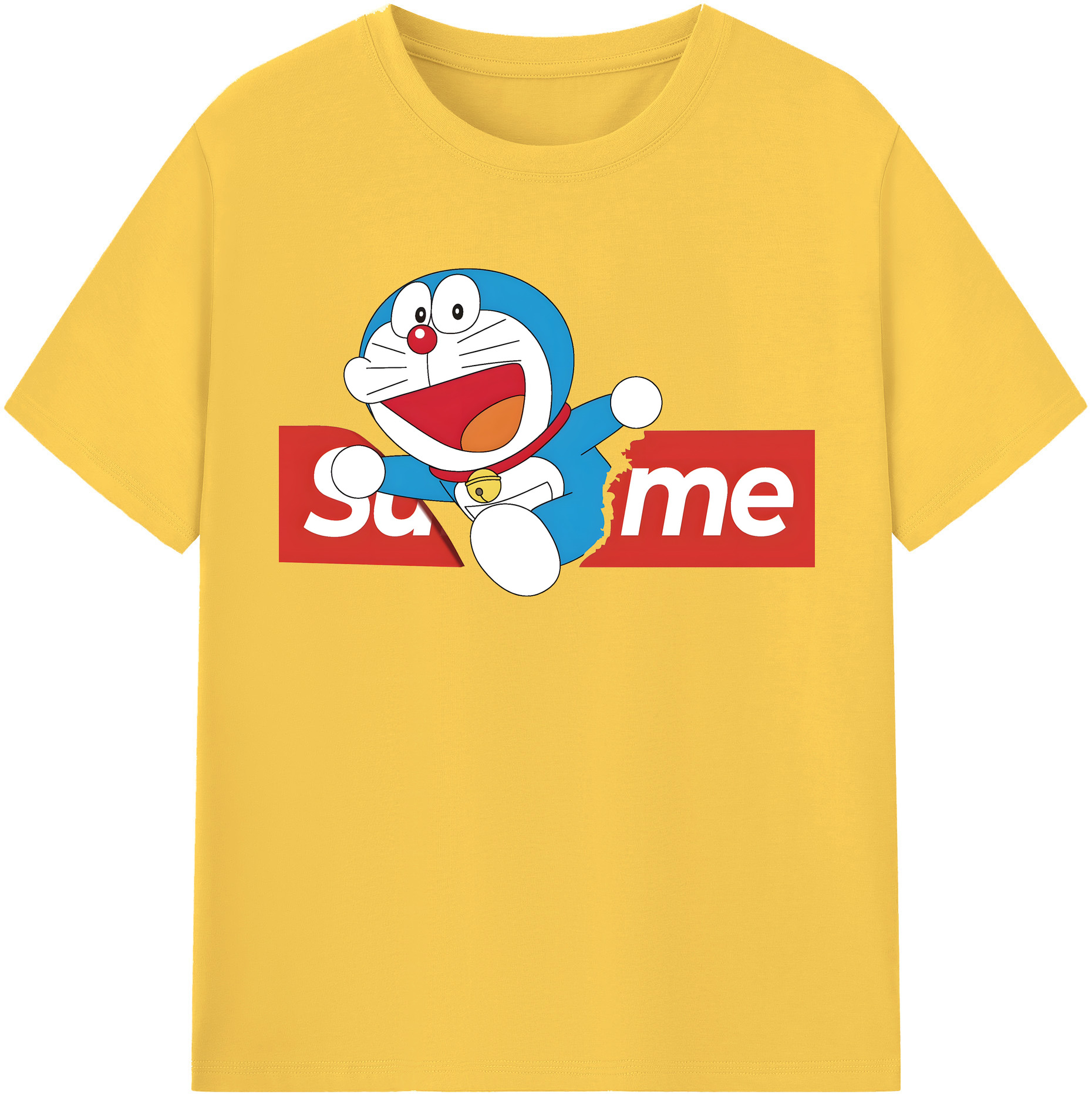 （画像用） ドラえもん Doraemon 綿100％半袖Tシャツ（フロントプリント）