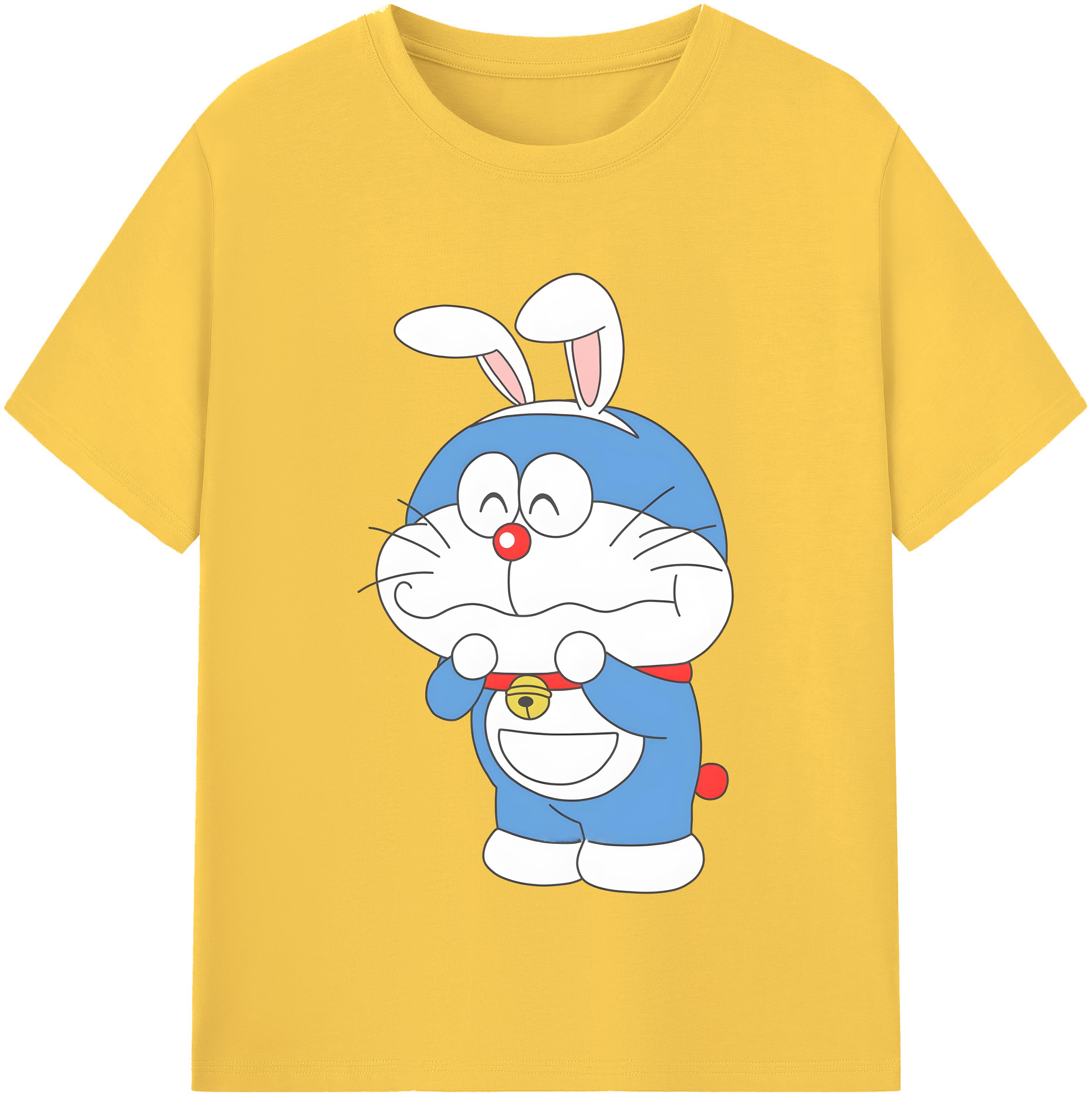 （画像用） ドラえもん Doraemon 綿100％半袖Tシャツ（フロントプリント）