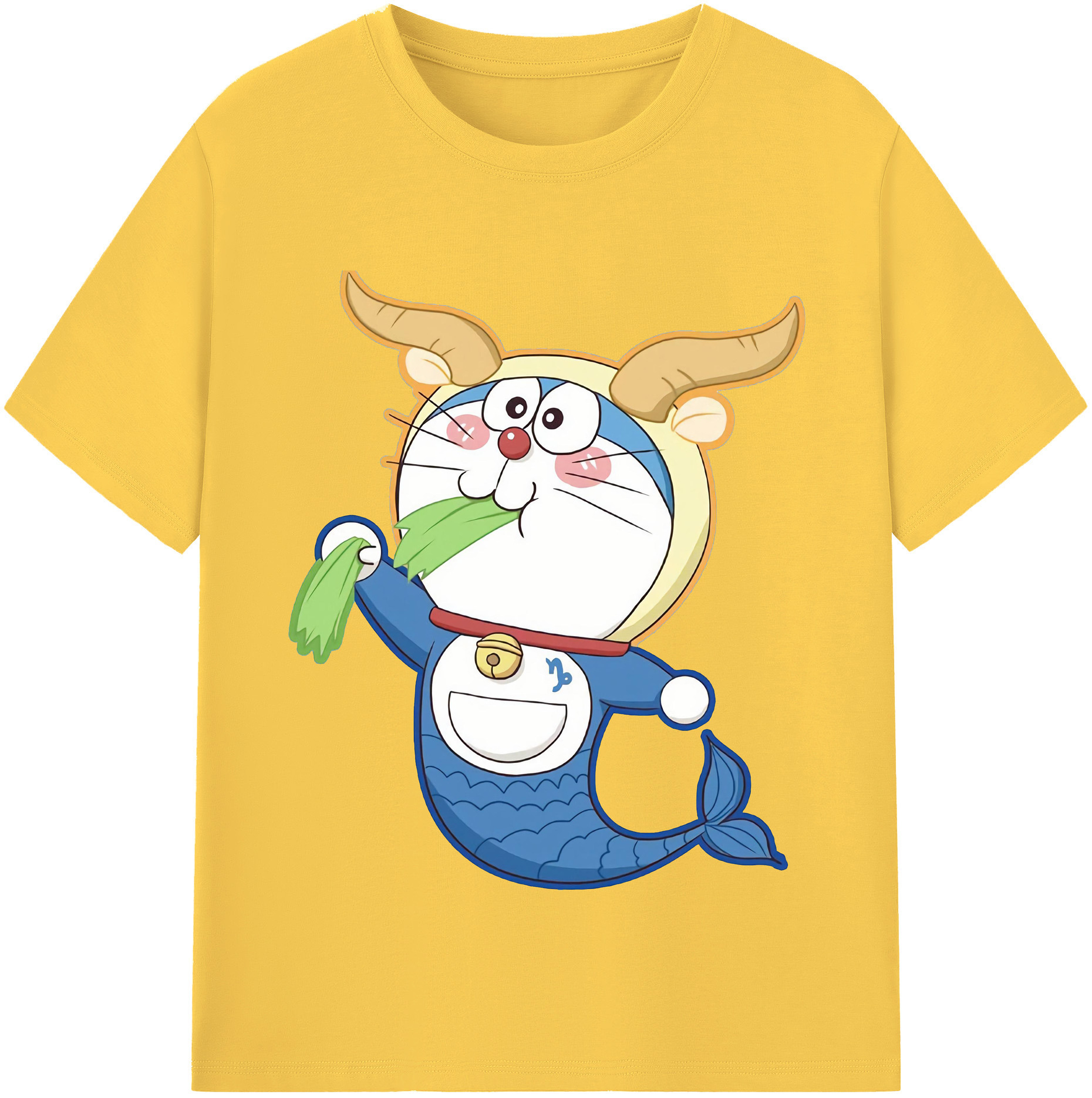 （画像用） ドラえもん Doraemon 綿100％半袖Tシャツ（フロントプリント）