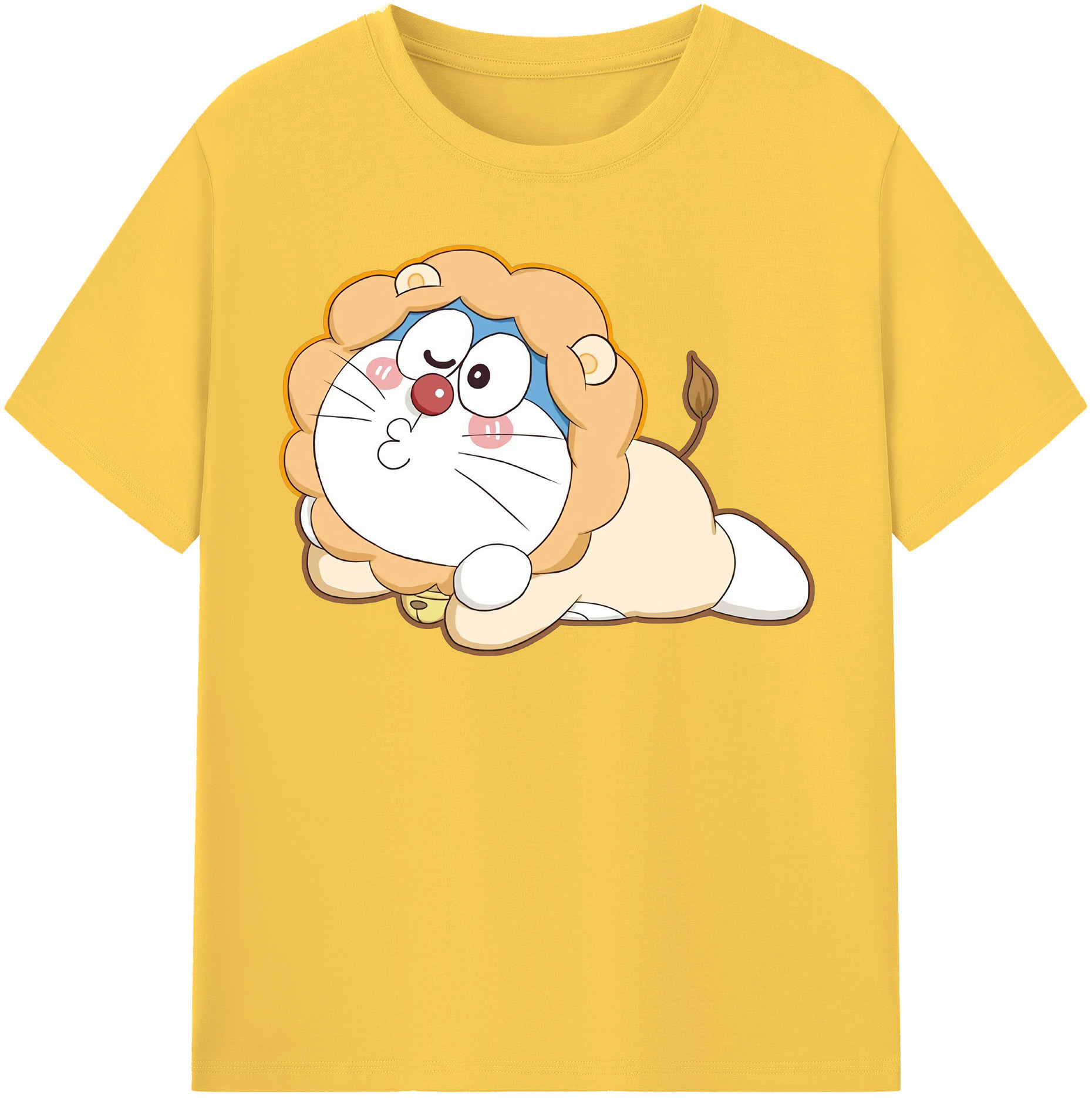（画像用） ドラえもん Doraemon 綿100％半袖Tシャツ（フロントプリント）