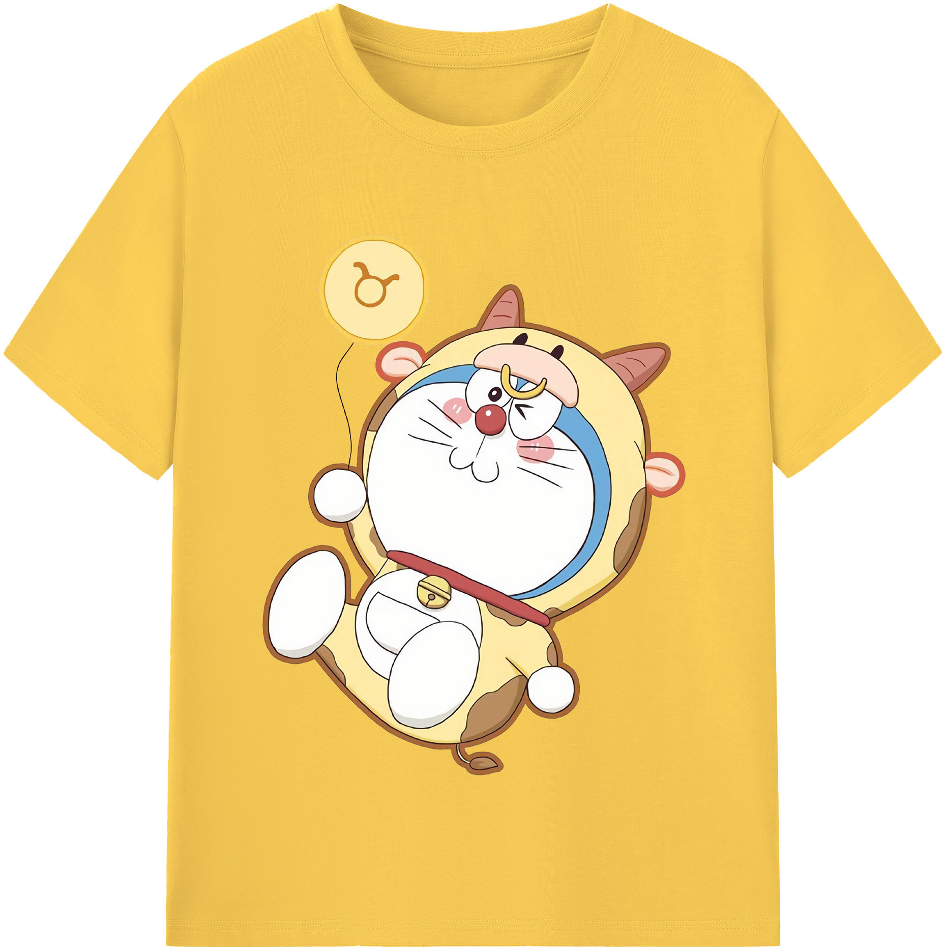 （画像用） ドラえもん Doraemon 綿100％半袖Tシャツ（フロントプリント）