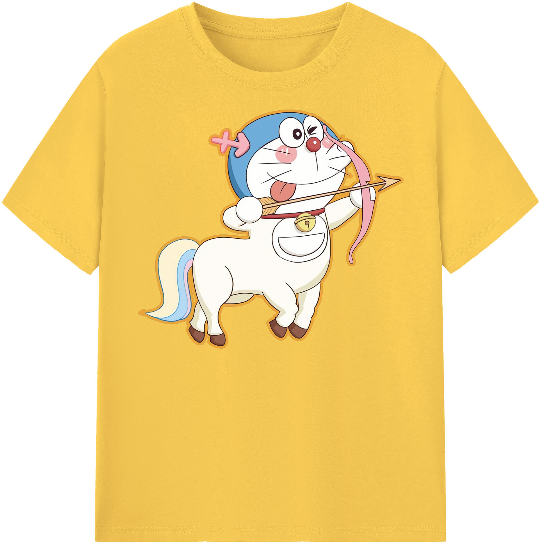 （画像用） ドラえもん Doraemon 綿100％半袖Tシャツ（フロントプリント）