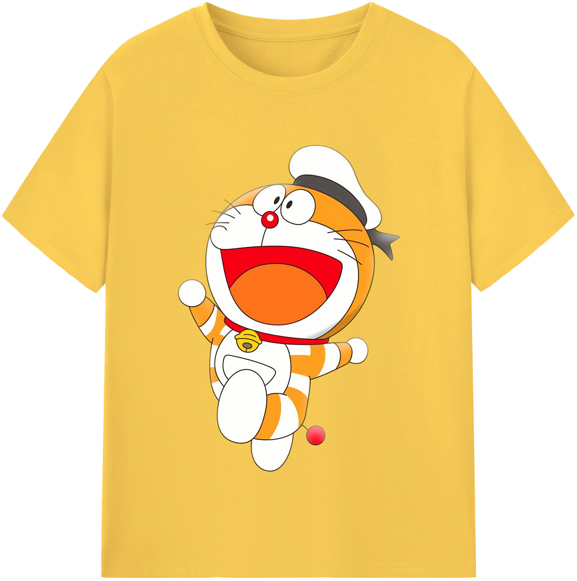 （画像用） ドラえもん Doraemon 綿100％半袖Tシャツ（フロントプリント）
