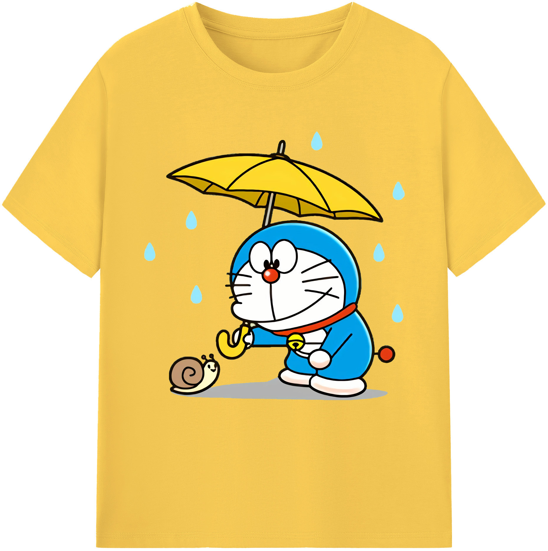 （画像用） ドラえもん Doraemon 綿100％半袖Tシャツ（フロントプリント）