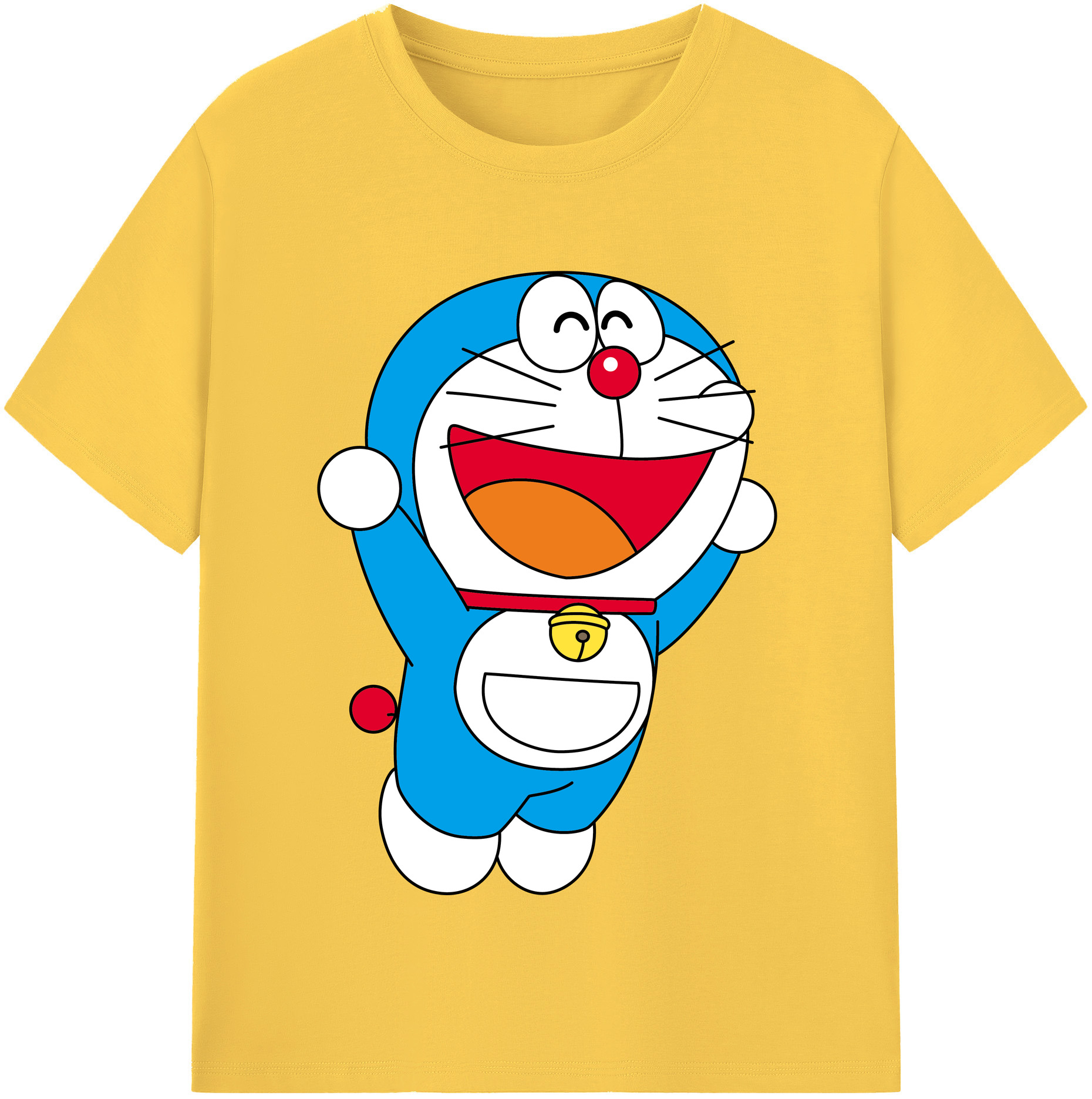 （画像用） ドラえもん Doraemon 綿100％半袖Tシャツ（フロントプリント）