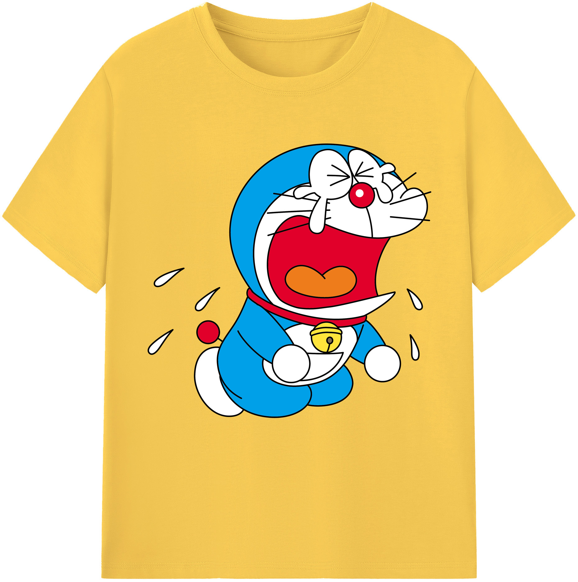 （画像用） ドラえもん Doraemon 綿100％半袖Tシャツ（フロントプリント）