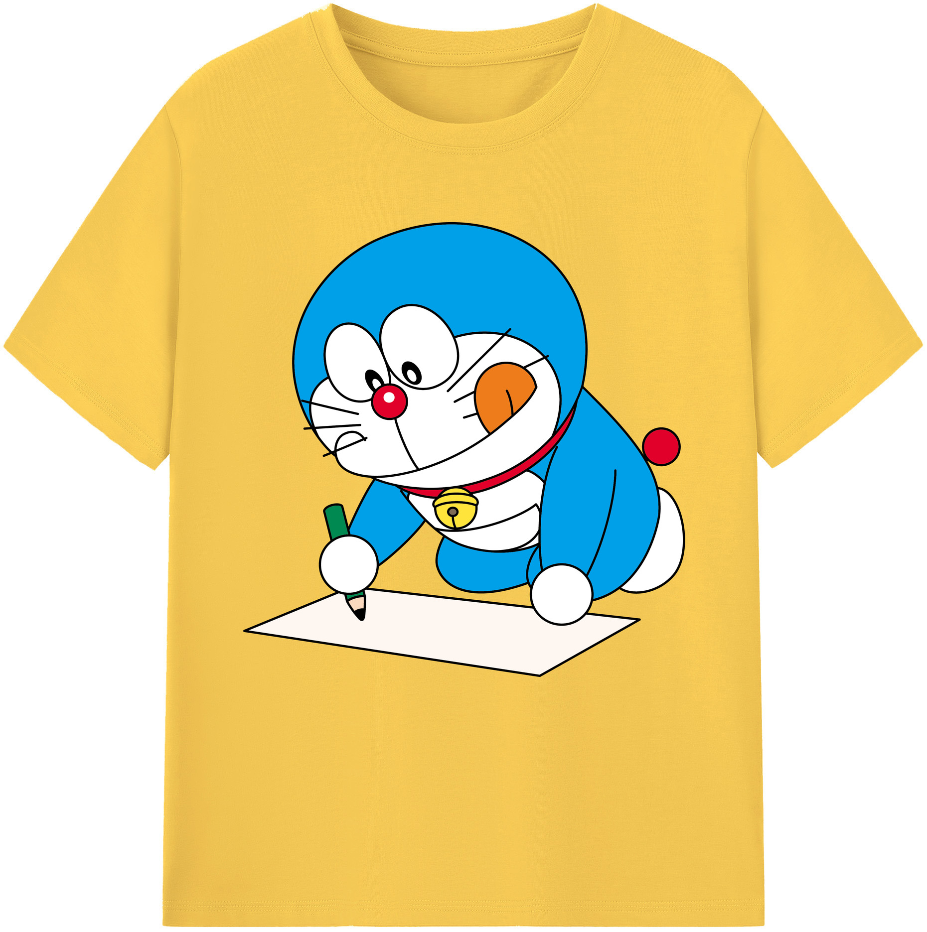 （画像用） ドラえもん Doraemon 綿100％半袖Tシャツ（フロントプリント）